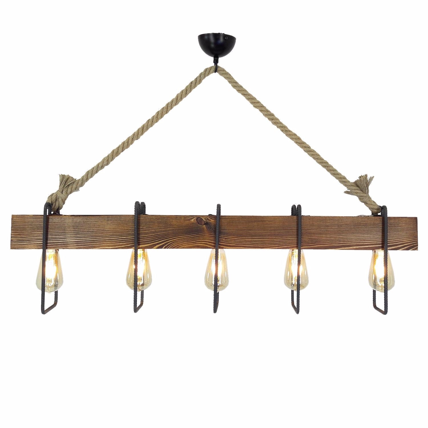 Demir Kütük 1 in Walnuss
 Schwarz
 Beige präsentiert im Onlineshop von KAQTU Design AG. Pendelleuchte ist von Opviq