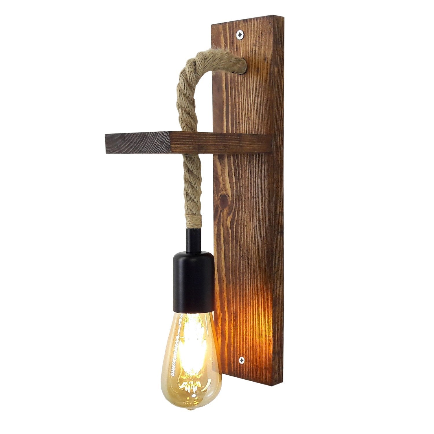 Ahşap Aplik 17 in Walnuss präsentiert im Onlineshop von KAQTU Design AG. Wandleuchte ist von Opviq