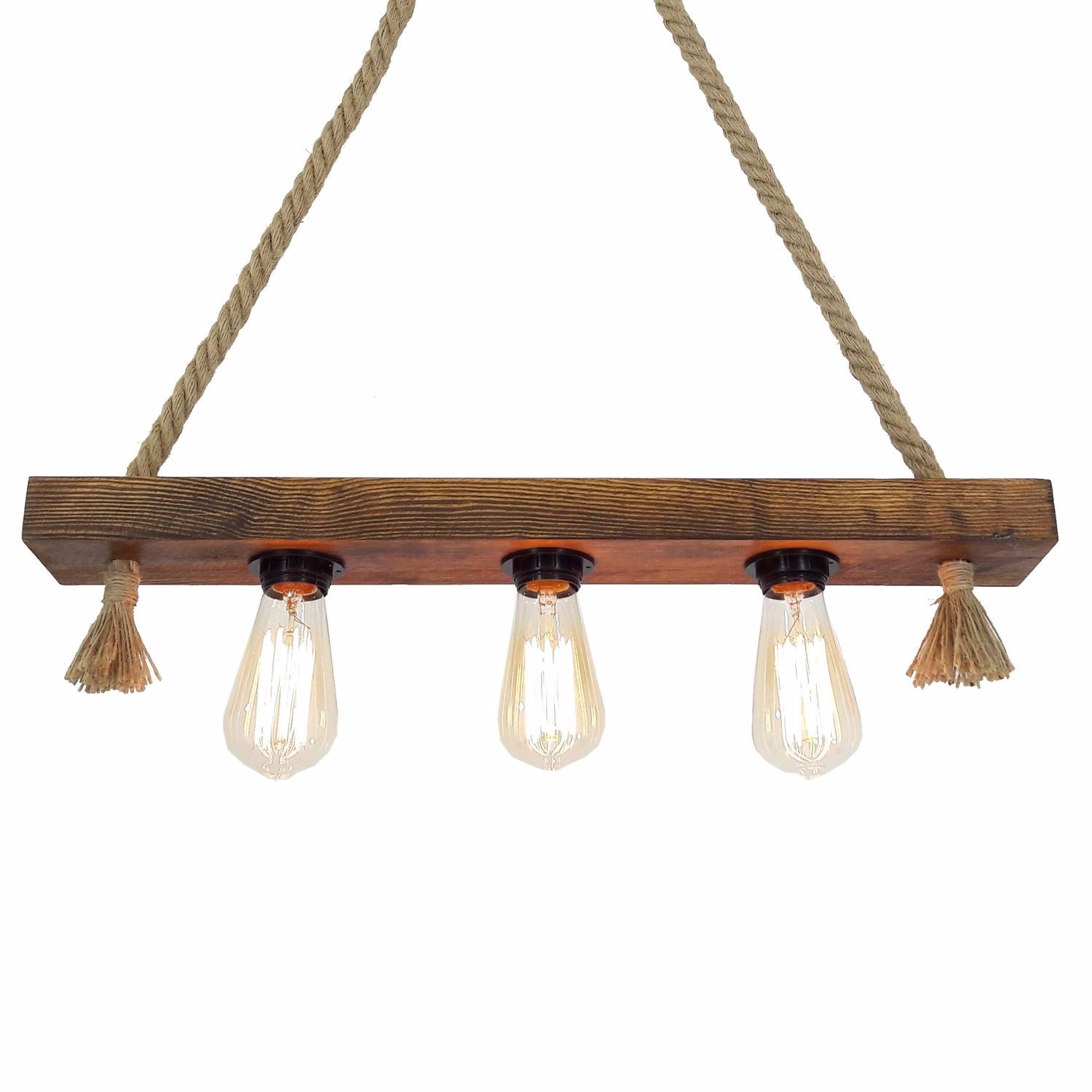 Kütük Halat 2 in Walnuss präsentiert im Onlineshop von KAQTU Design AG. Pendelleuchte ist von Opviq