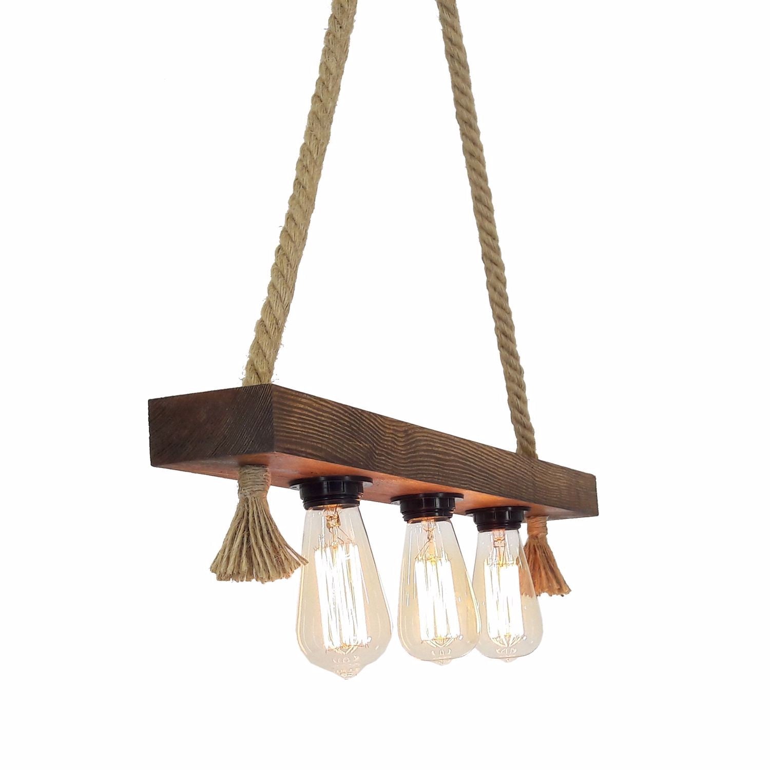 Kütük Halat 2 in Walnuss präsentiert im Onlineshop von KAQTU Design AG. Pendelleuchte ist von Opviq