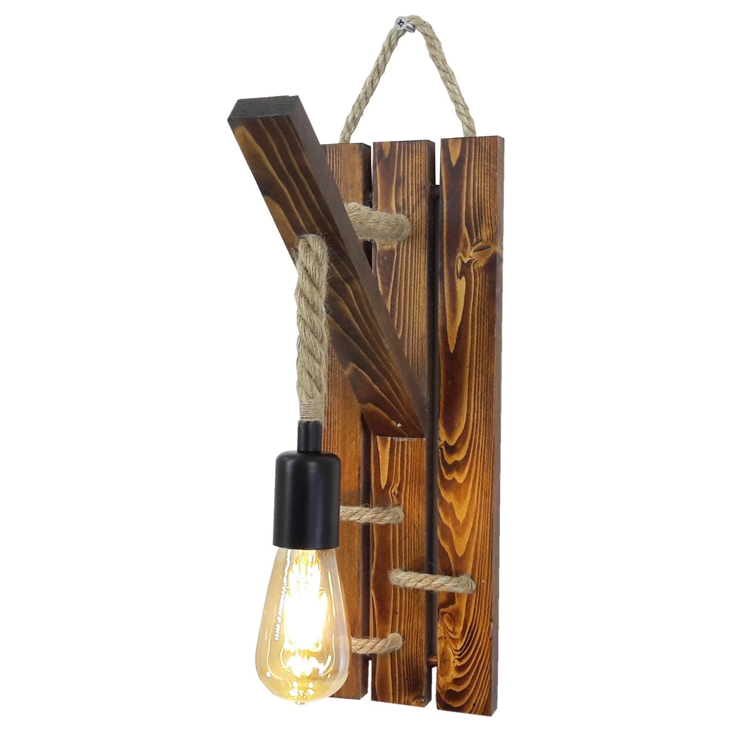 Ahşap Aplik 19 in Walnuss präsentiert im Onlineshop von KAQTU Design AG. Wandleuchte ist von Opviq