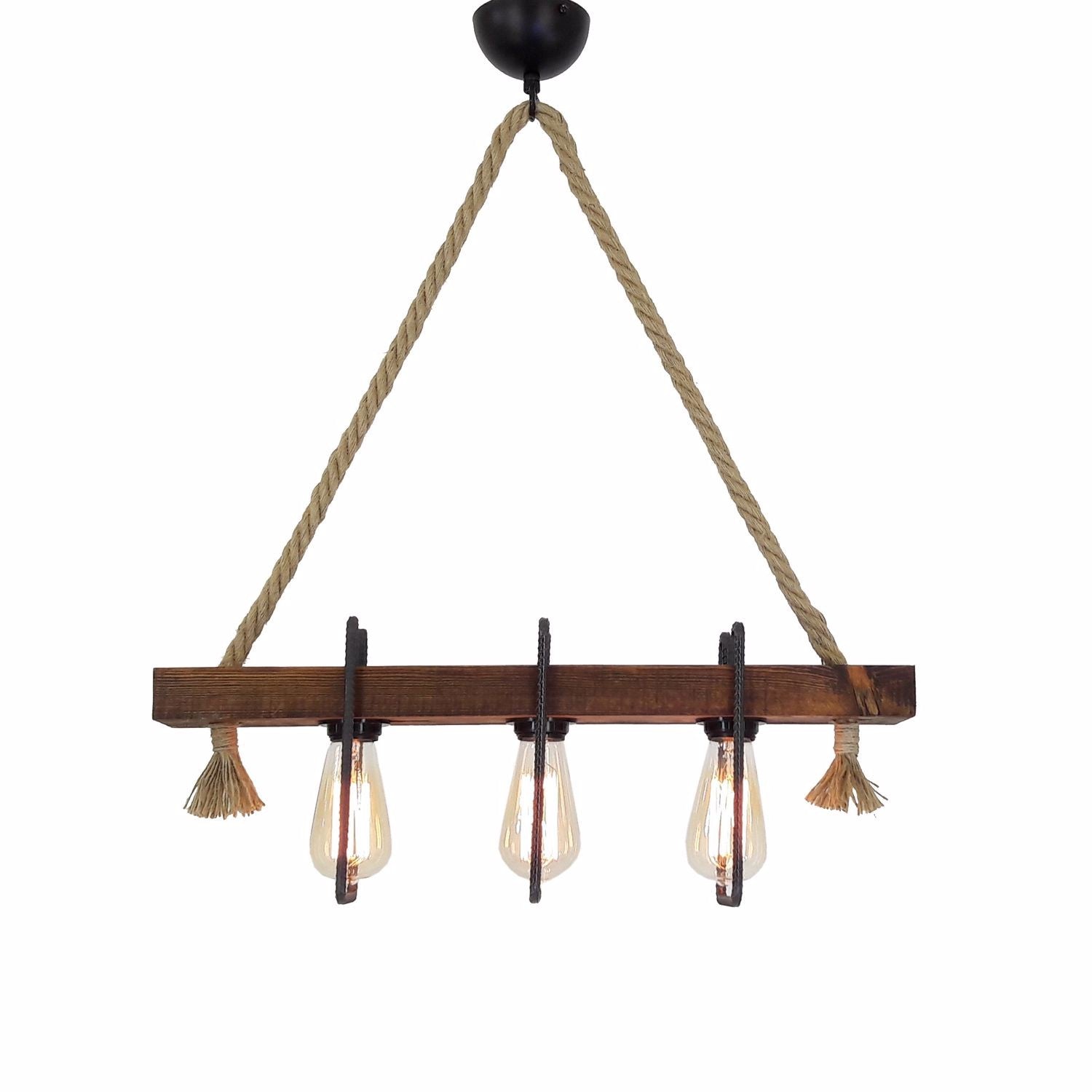 Demir Kütük 2 in Walnuss präsentiert im Onlineshop von KAQTU Design AG. Pendelleuchte ist von Opviq