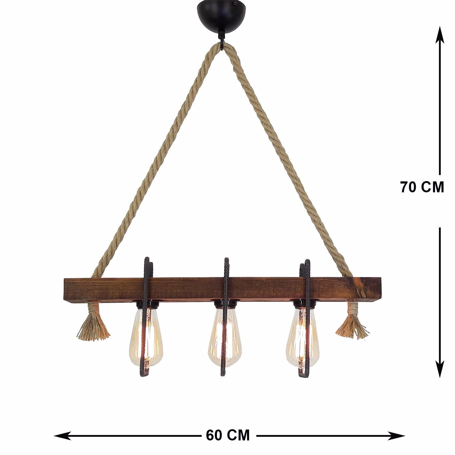 Demir Kütük 2 in Walnuss präsentiert im Onlineshop von KAQTU Design AG. Pendelleuchte ist von Opviq