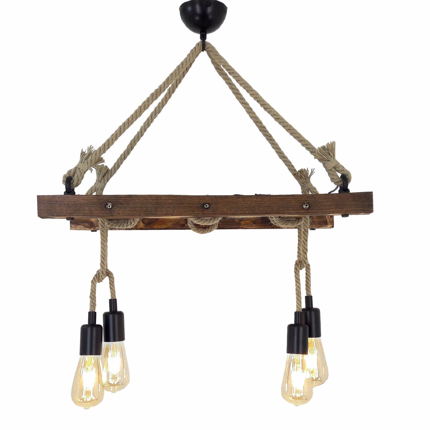Merdiven Halat 3 in Walnuss präsentiert im Onlineshop von KAQTU Design AG. Pendelleuchte ist von Opviq