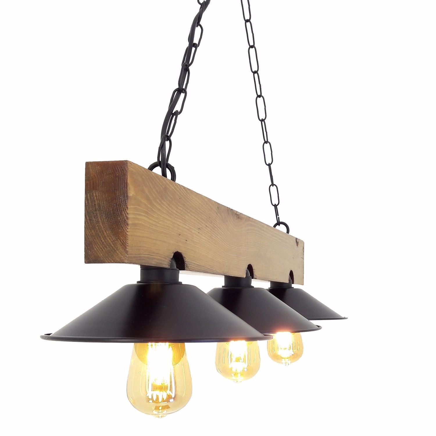Üç Şapka Avize in Walnuss Schwarz präsentiert im Onlineshop von KAQTU Design AG. Pendelleuchte ist von Opviq