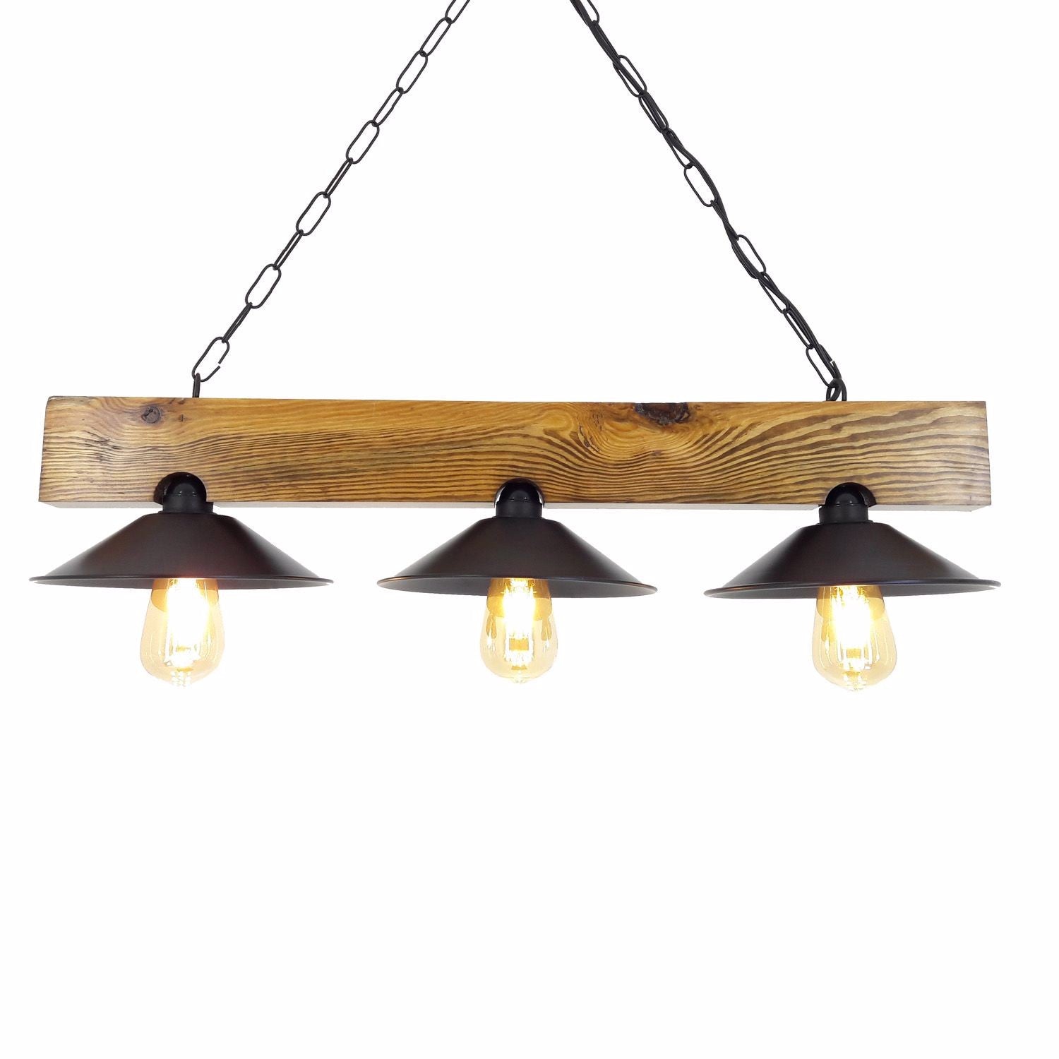 Üç Şapka Avize in Walnuss Schwarz präsentiert im Onlineshop von KAQTU Design AG. Pendelleuchte ist von Opviq