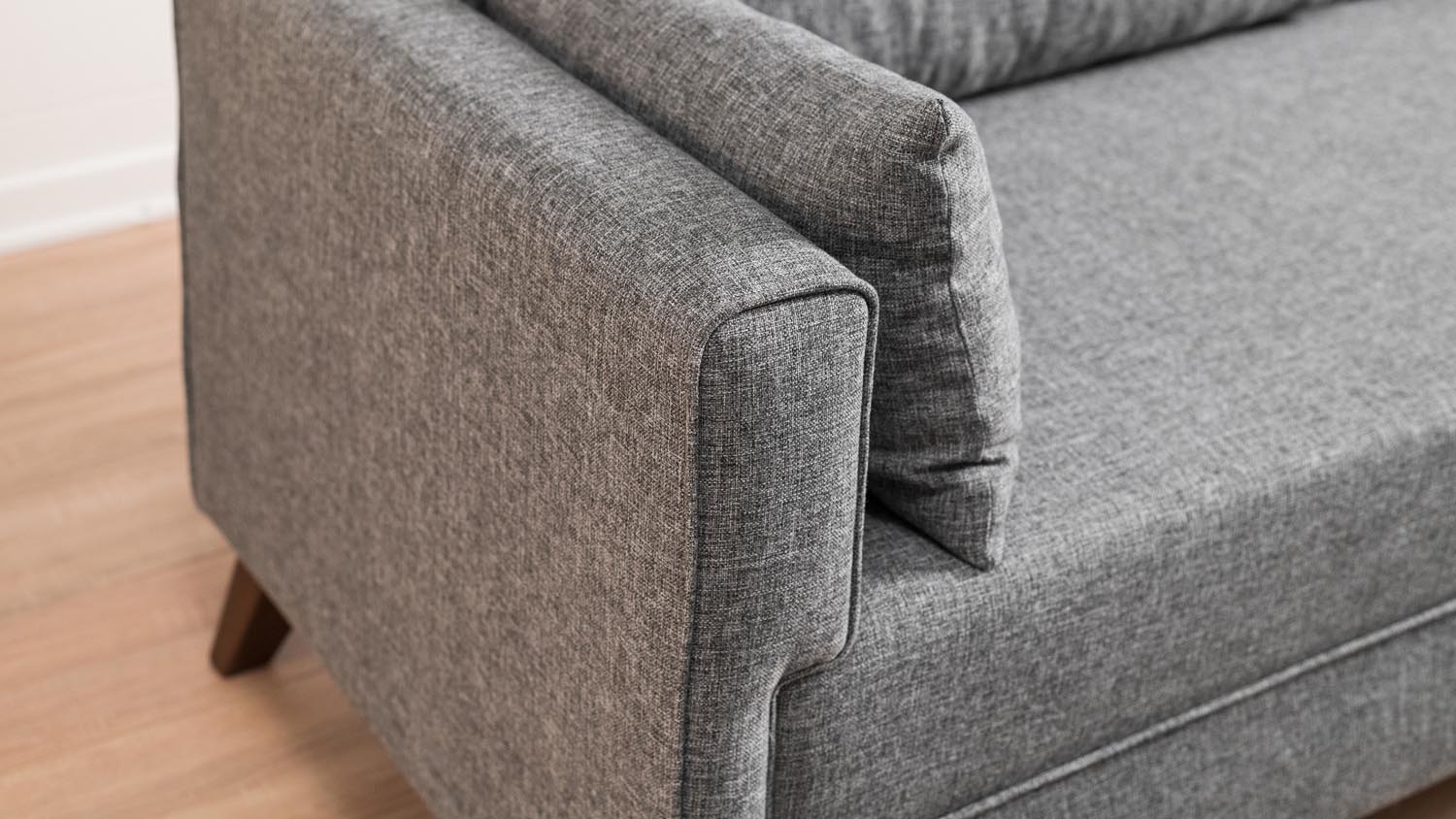 Bella Sofa Bed - Grey in Grau präsentiert im Onlineshop von KAQTU Design AG. Bettsofa ist von Atelier Del Sofa