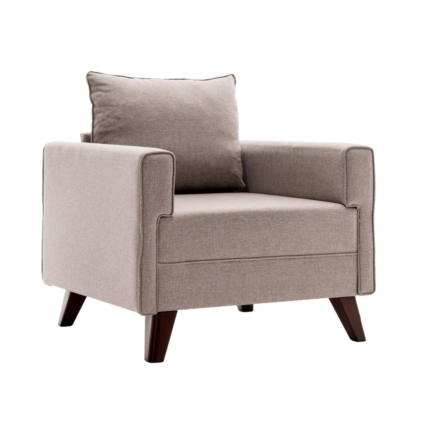 Bella Armchair - Cream in Sahne präsentiert im Onlineshop von KAQTU Design AG. Modulares Sofa ist von Atelier Del Sofa