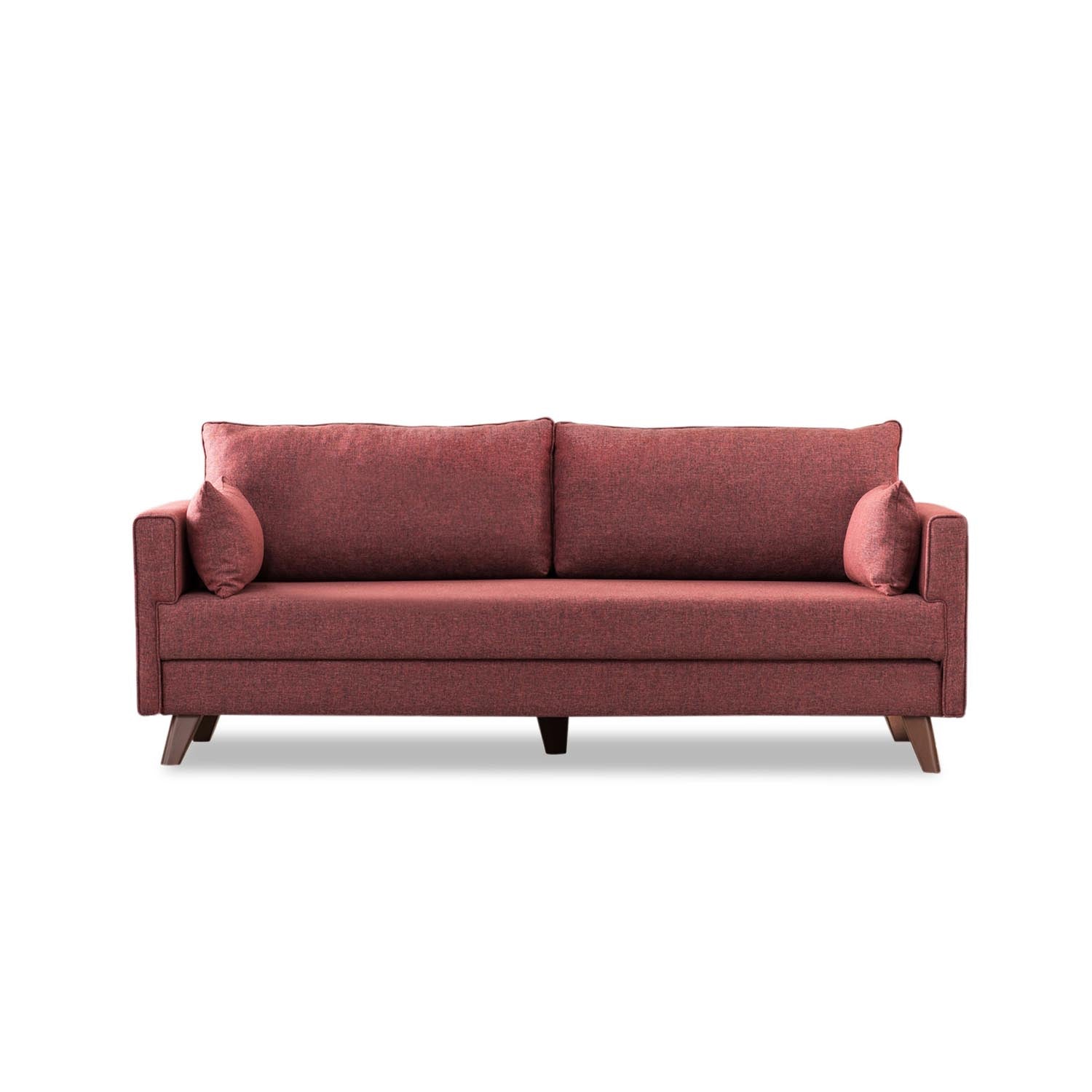 Bella Sofa Bed - Claret Red in Karmesinrot präsentiert im Onlineshop von KAQTU Design AG. Bettsofa ist von Atelier Del Sofa