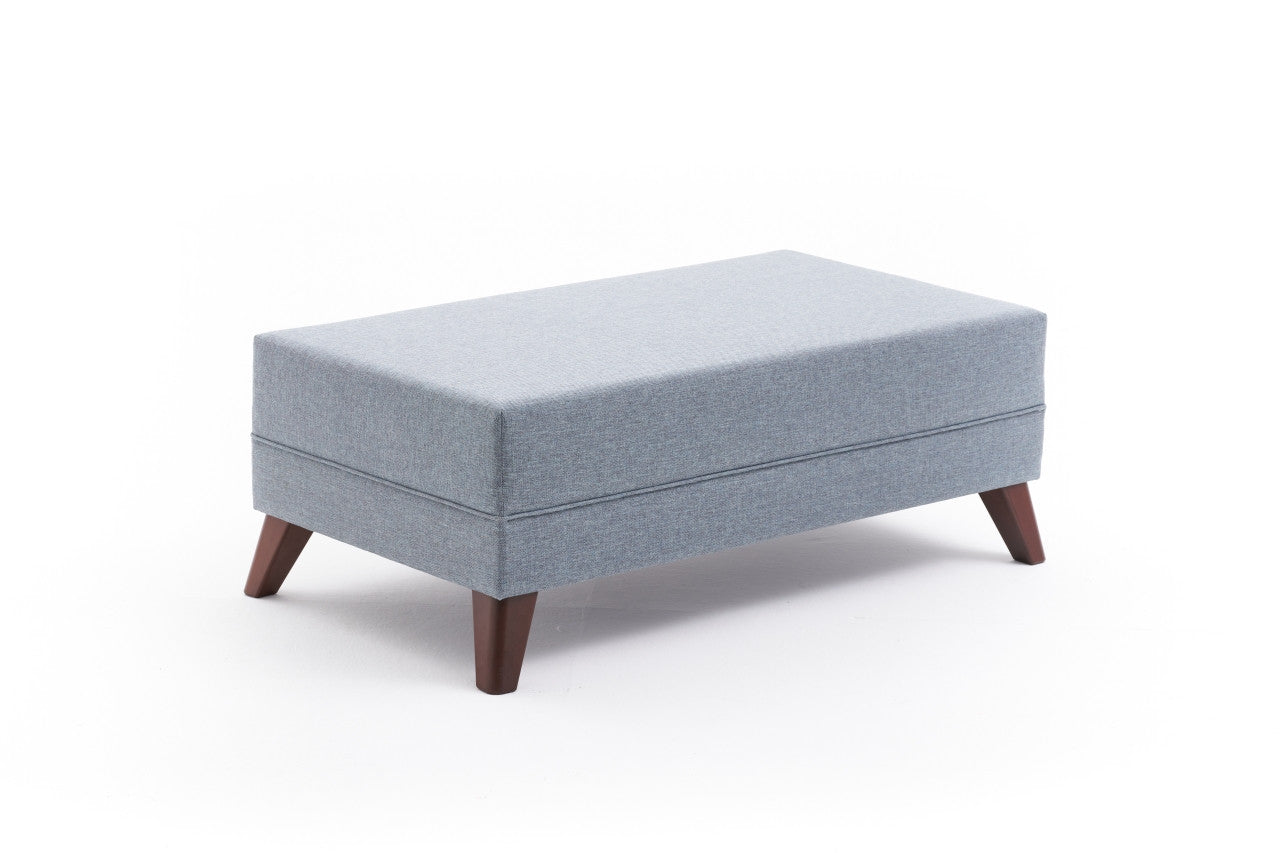 Bella Soft Mini Köşe Right - Blue in Blau präsentiert im Onlineshop von KAQTU Design AG. Bettsofa ist von Atelier Del Sofa