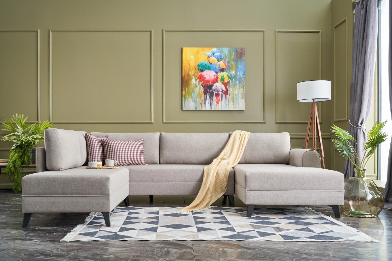 Belen - Cream in Sahne präsentiert im Onlineshop von KAQTU Design AG. Bettsofa ist von Atelier Del Sofa