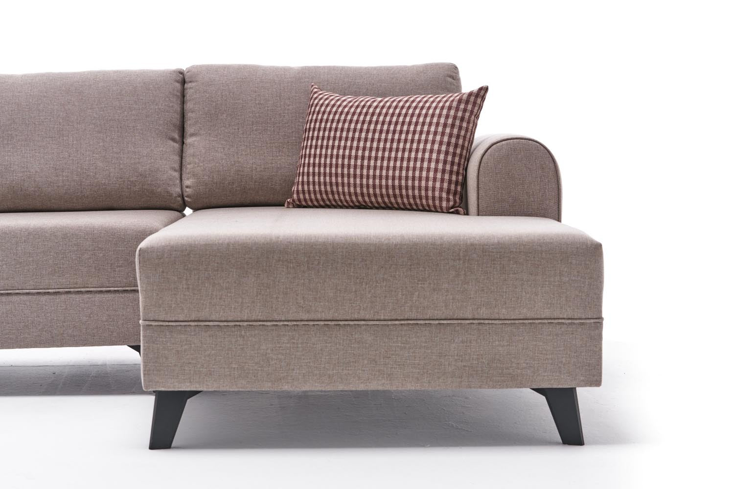 Belen - Cream in Sahne präsentiert im Onlineshop von KAQTU Design AG. Bettsofa ist von Atelier Del Sofa