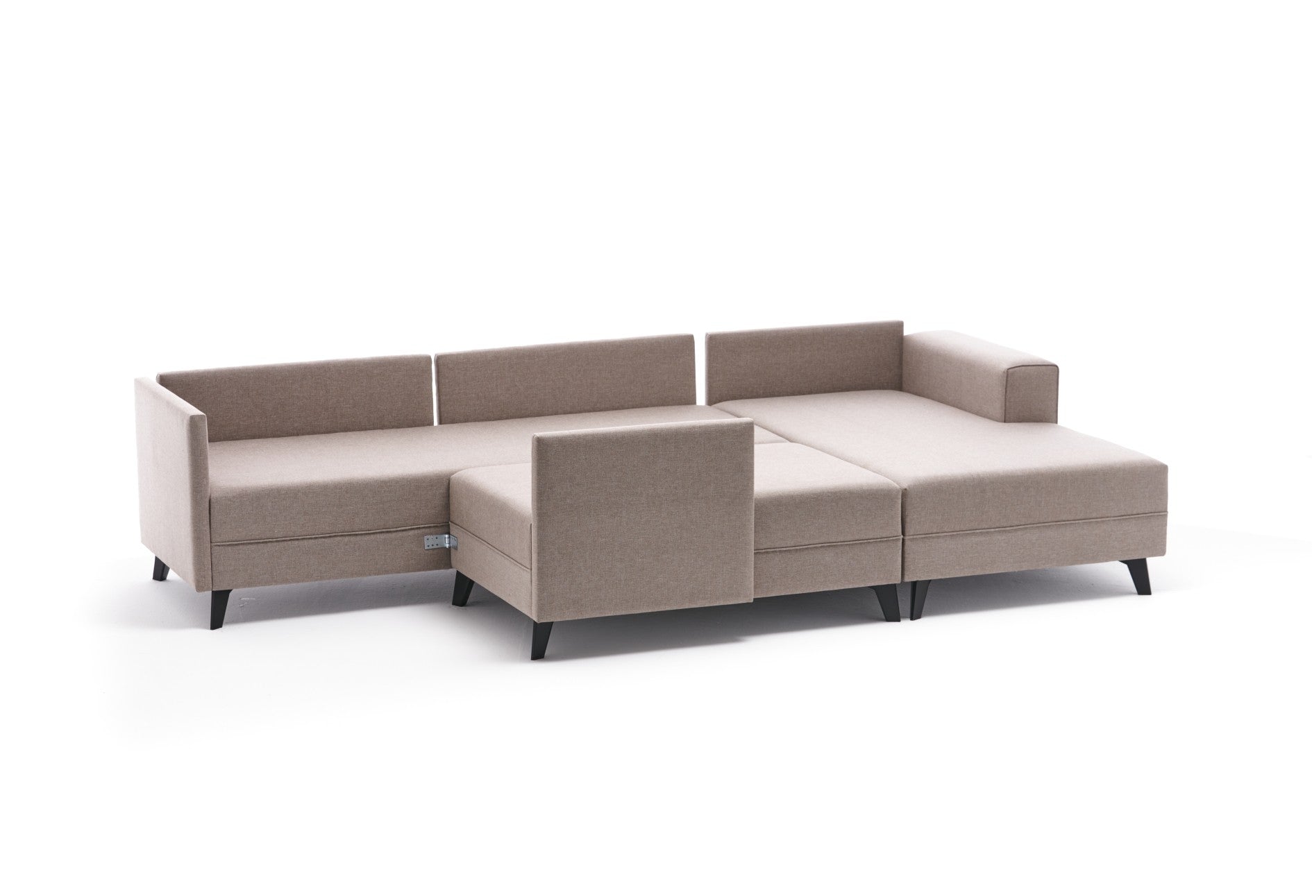 Efsun - Cream in Sahne präsentiert im Onlineshop von KAQTU Design AG. Bettsofa ist von Atelier Del Sofa