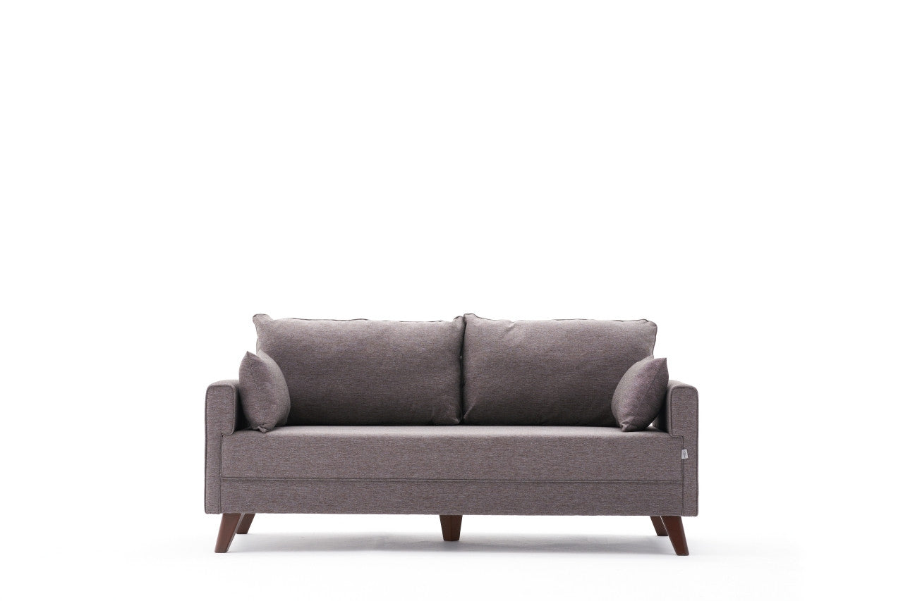 Bella Sofa For 2 Pr - Brown in Braun präsentiert im Onlineshop von KAQTU Design AG. 2er Sofa ist von Atelier Del Sofa