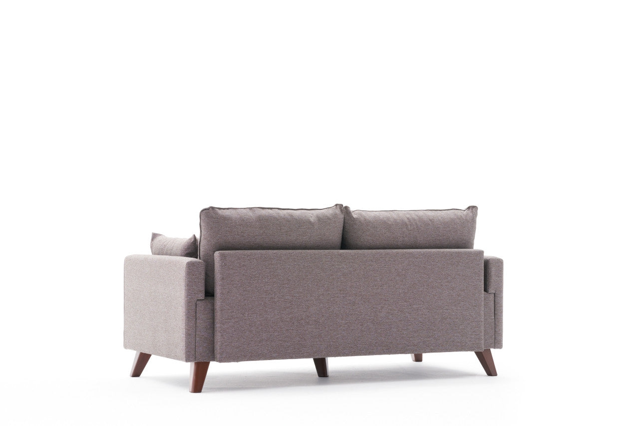 Bella Sofa For 2 Pr - Brown in Braun präsentiert im Onlineshop von KAQTU Design AG. 2er Sofa ist von Atelier Del Sofa