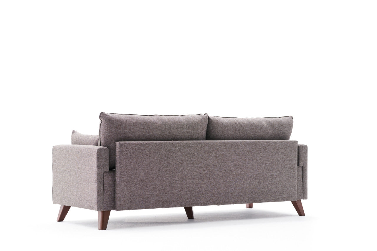 Bella Sofa For 3 Pr - Brown in Braun präsentiert im Onlineshop von KAQTU Design AG. 3er Sofa ist von Atelier Del Sofa