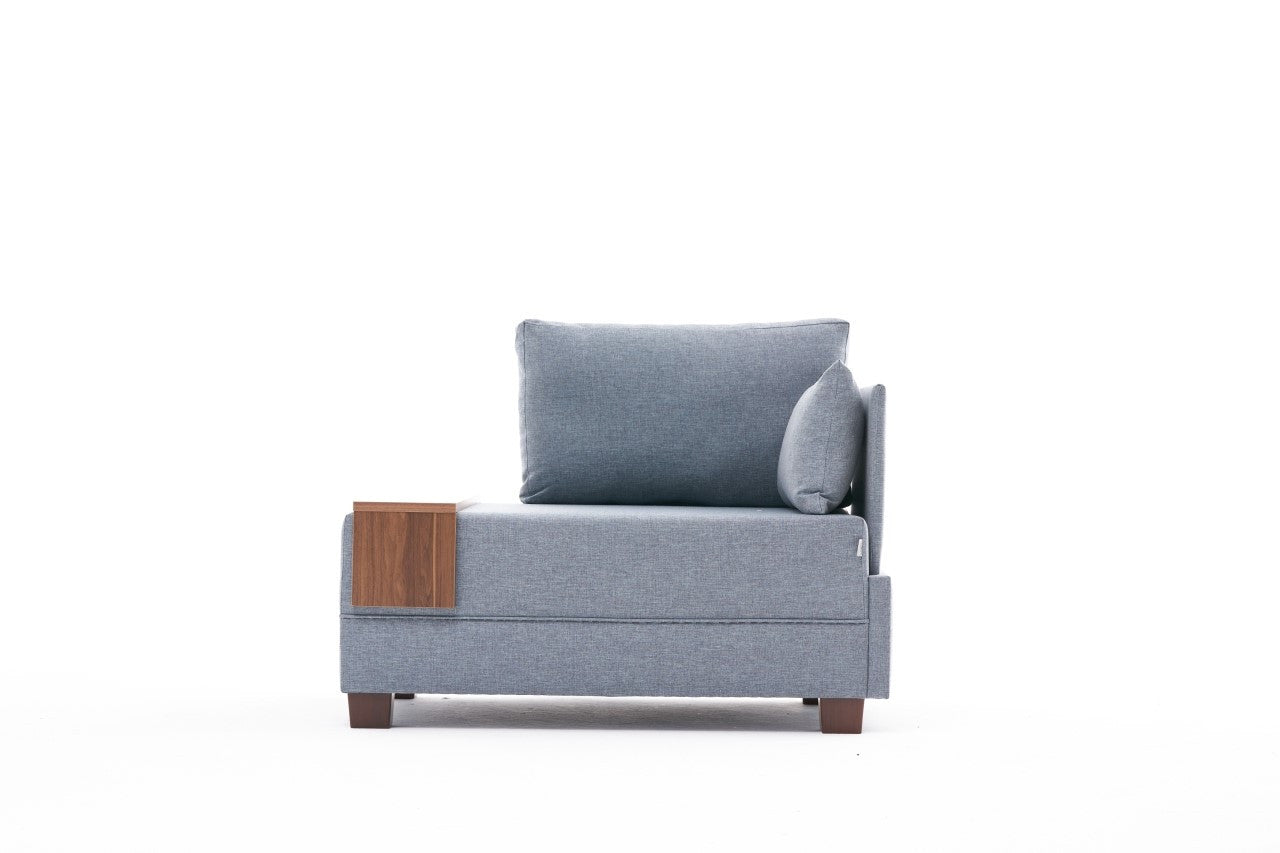 Fly Right - Light Blue in Blau präsentiert im Onlineshop von KAQTU Design AG. Modulares Sofa ist von Atelier Del Sofa