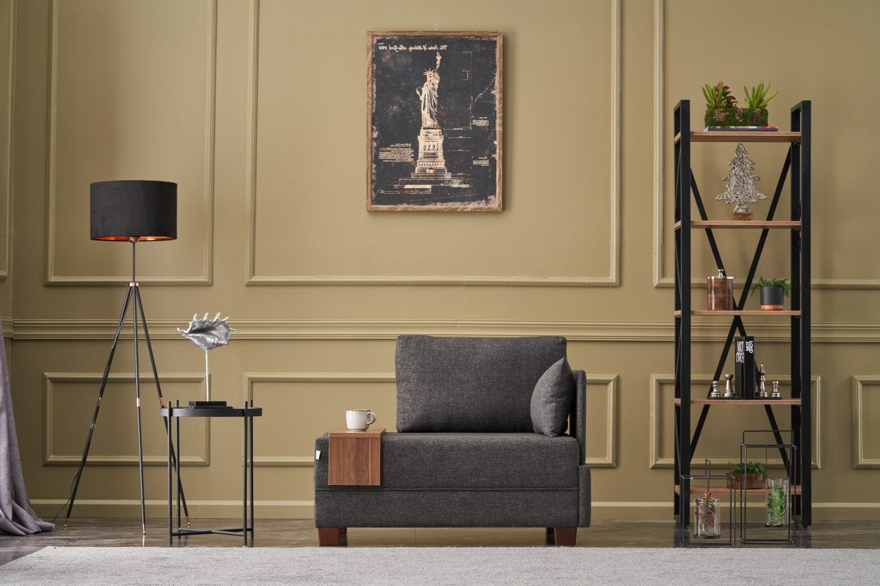 Fly Right - Anthracite in Anthrazit präsentiert im Onlineshop von KAQTU Design AG. Modulares Sofa ist von Atelier Del Sofa