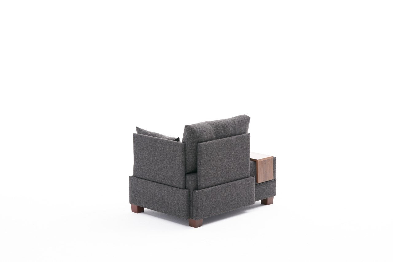 Fly Right - Anthracite in Anthrazit präsentiert im Onlineshop von KAQTU Design AG. Modulares Sofa ist von Atelier Del Sofa