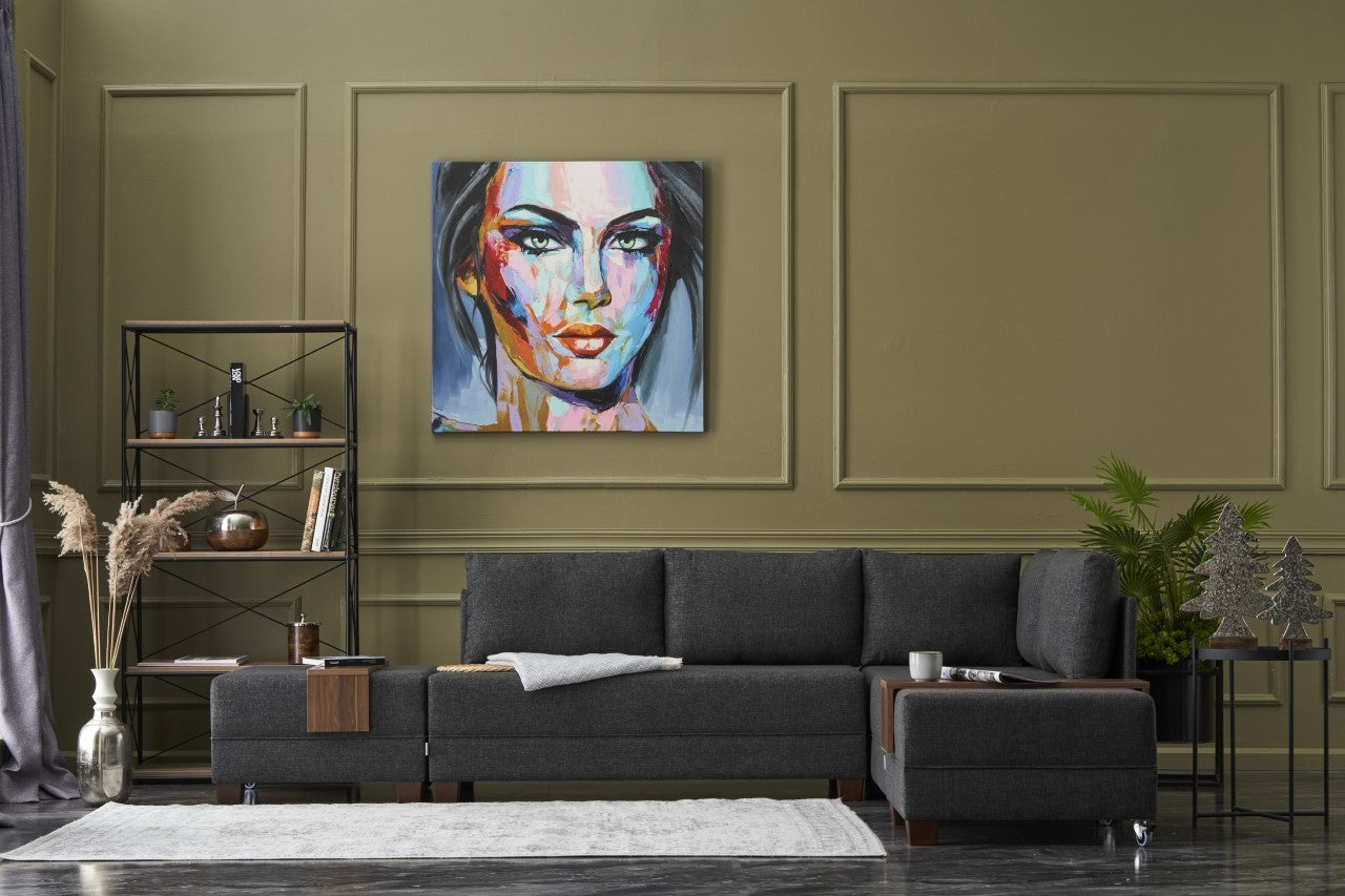 Fly Right - Anthracite in Anthrazit präsentiert im Onlineshop von KAQTU Design AG. Bettsofa ist von Atelier Del Sofa
