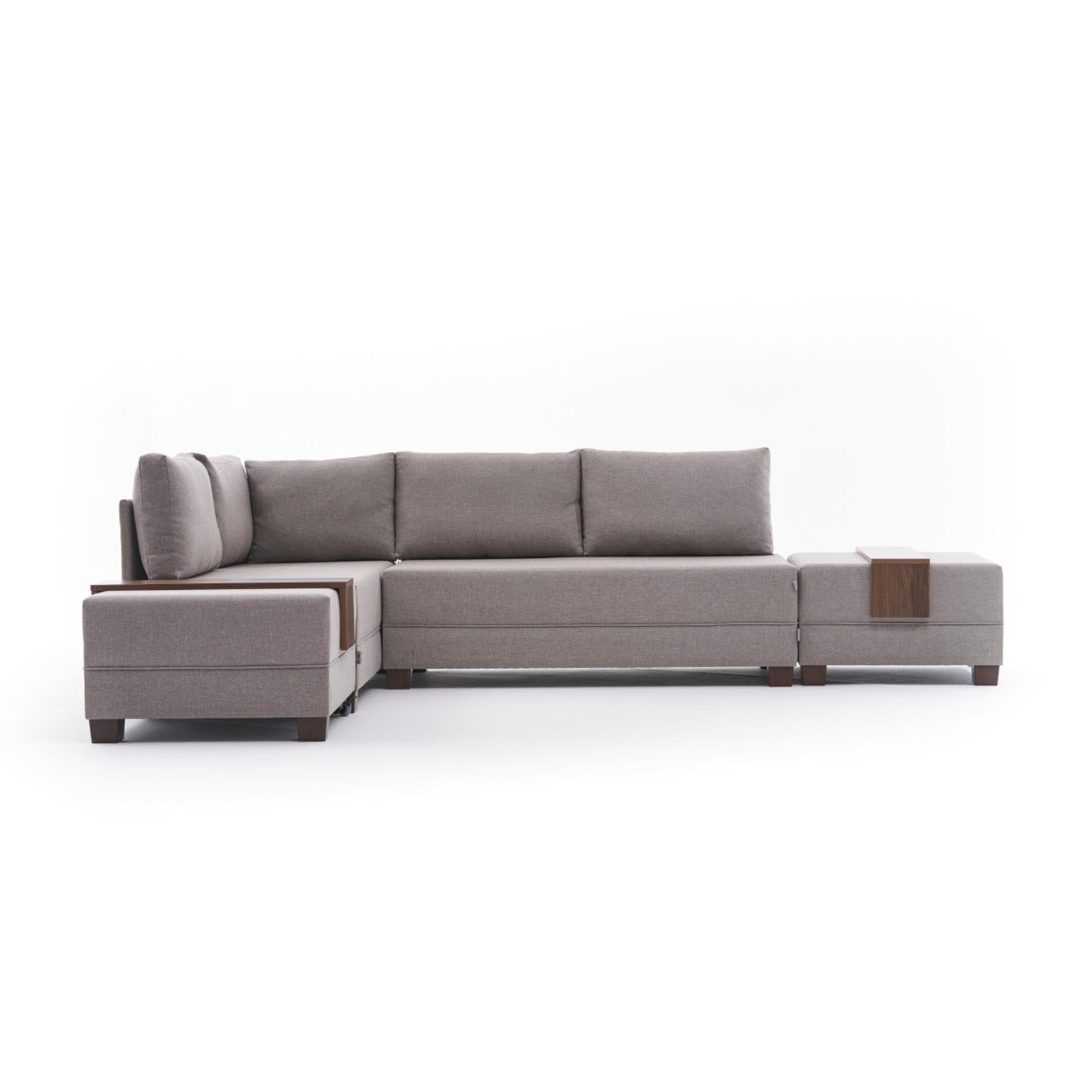 Fly Left - Cream in Sahne präsentiert im Onlineshop von KAQTU Design AG. Bettsofa ist von Atelier Del Sofa