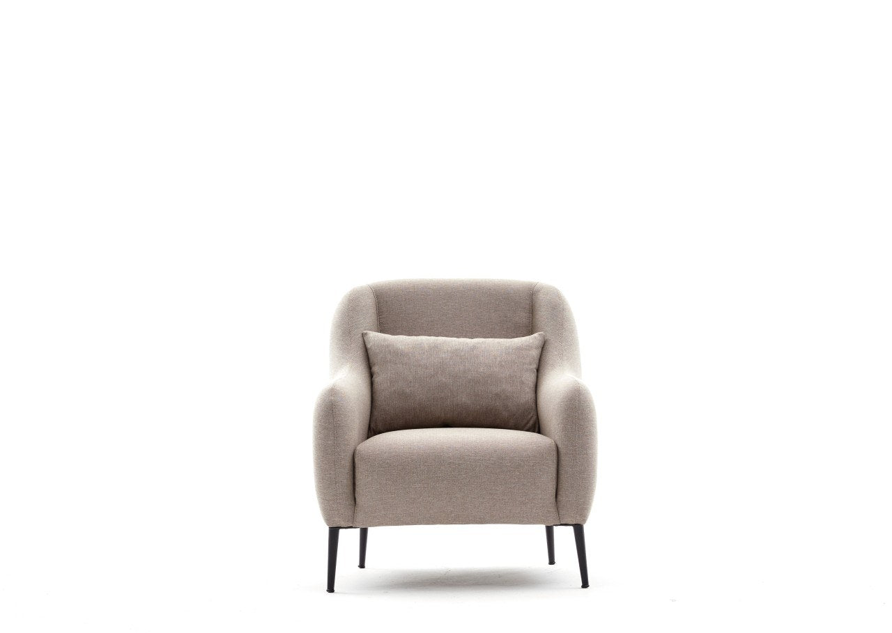 Venus 1-Seat - Cream in Sahne präsentiert im Onlineshop von KAQTU Design AG. Modulares Sofa ist von Atelier Del Sofa