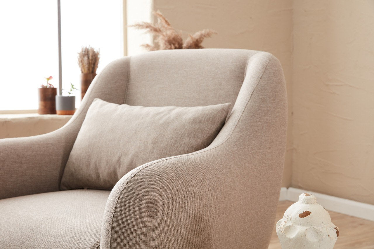 Venus 1-Seat - Cream in Sahne präsentiert im Onlineshop von KAQTU Design AG. Modulares Sofa ist von Atelier Del Sofa