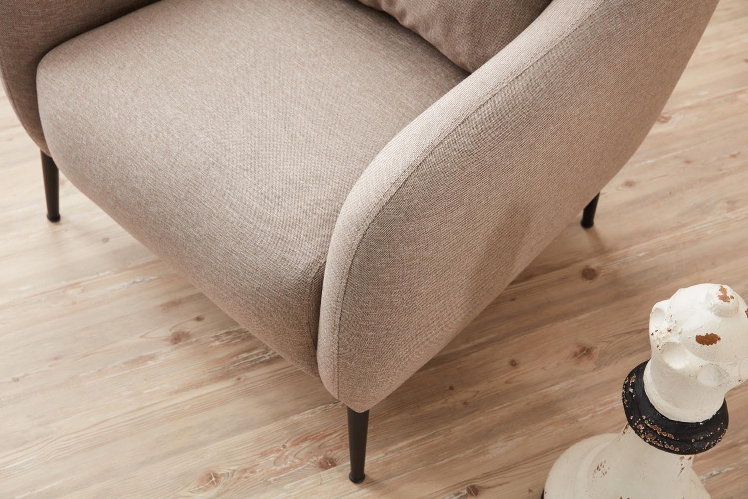 Venus 1-Seat - Cream in Sahne präsentiert im Onlineshop von KAQTU Design AG. Modulares Sofa ist von Atelier Del Sofa