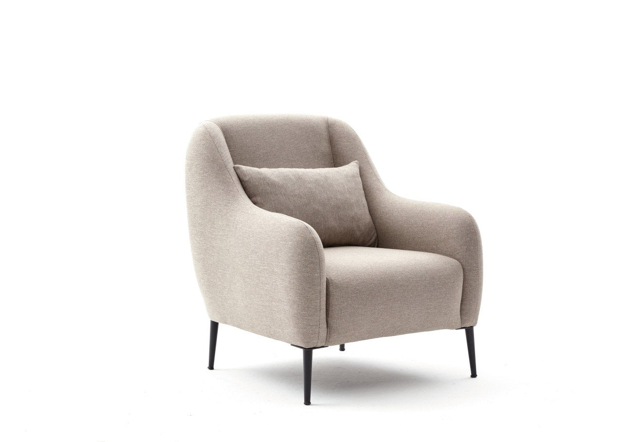 Venus 1-Seat - Cream in Sahne präsentiert im Onlineshop von KAQTU Design AG. Modulares Sofa ist von Atelier Del Sofa