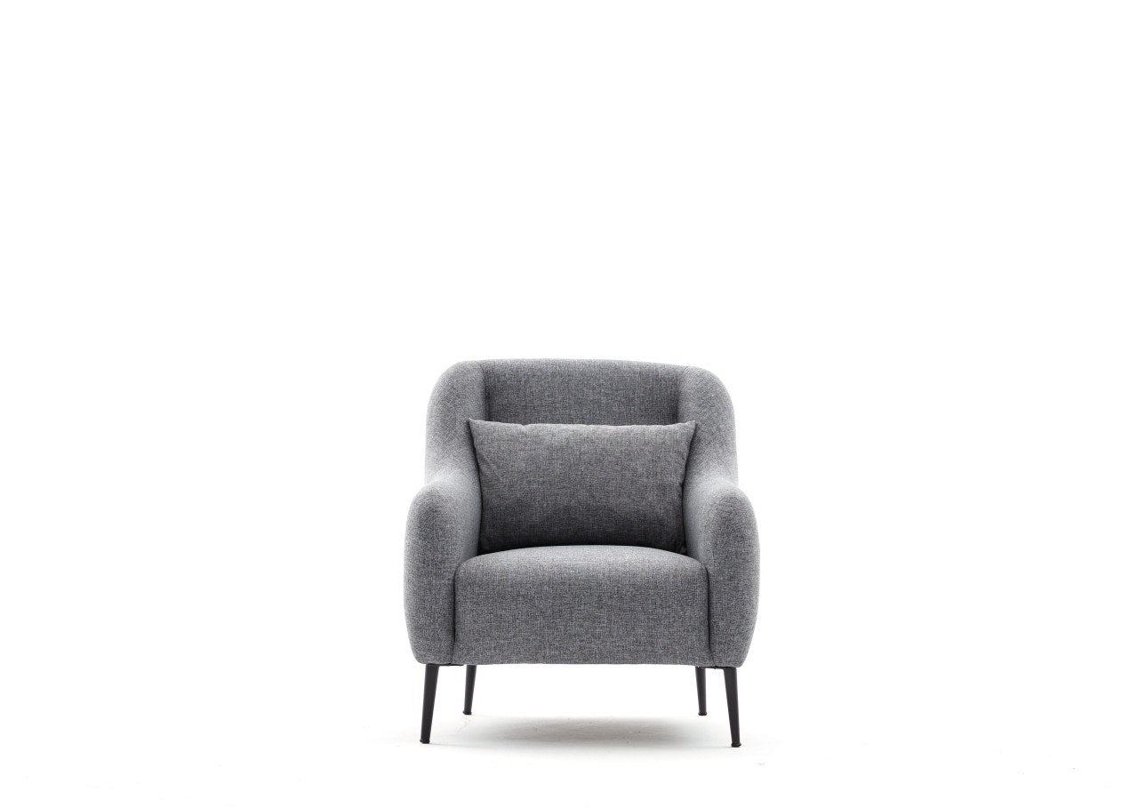 Venus 1-Seat - Grey in Grau präsentiert im Onlineshop von KAQTU Design AG. Modulares Sofa ist von Atelier Del Sofa