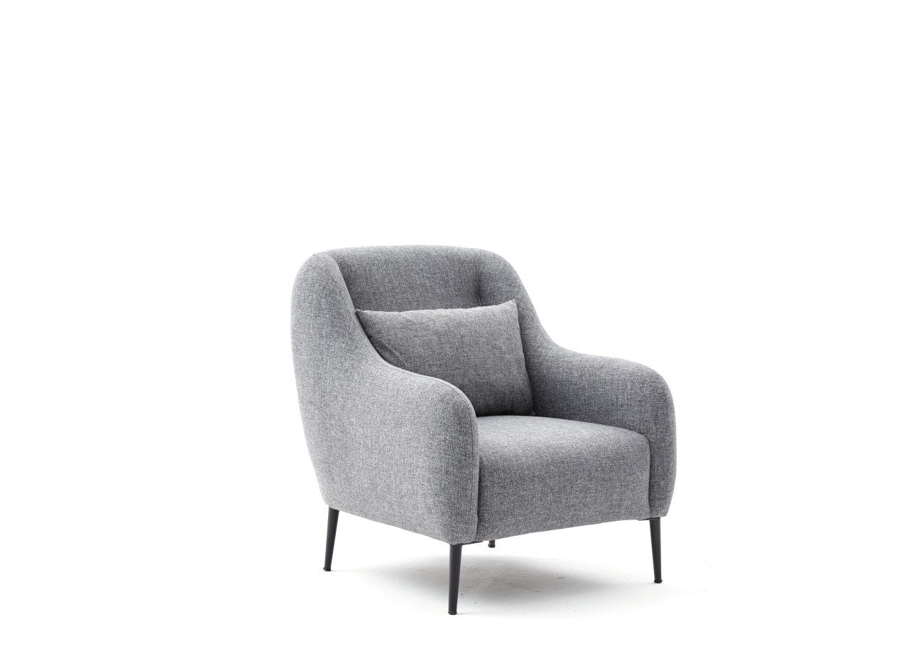 Venus 1-Seat - Grey in Grau präsentiert im Onlineshop von KAQTU Design AG. Modulares Sofa ist von Atelier Del Sofa