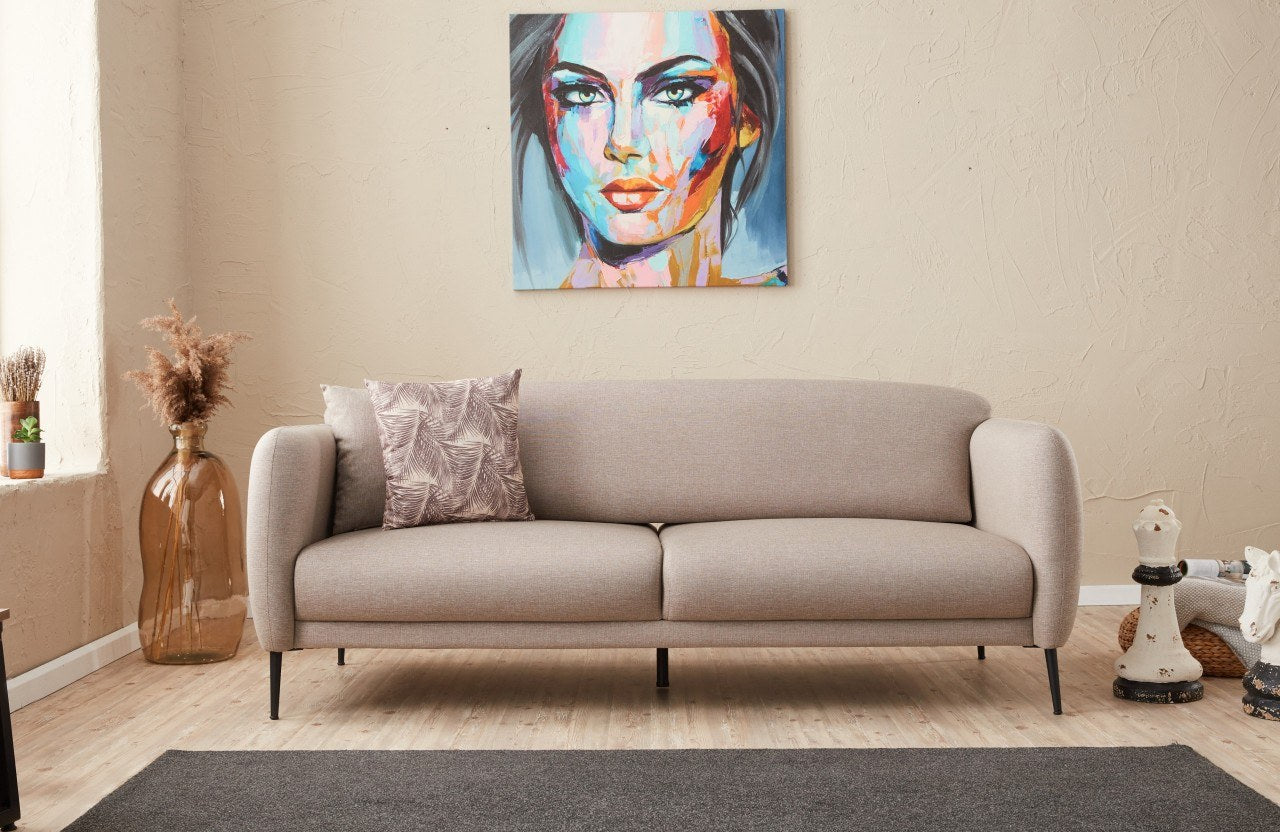 Venus 3-Seat - Cream in Sahne präsentiert im Onlineshop von KAQTU Design AG. Bettsofa ist von Atelier Del Sofa