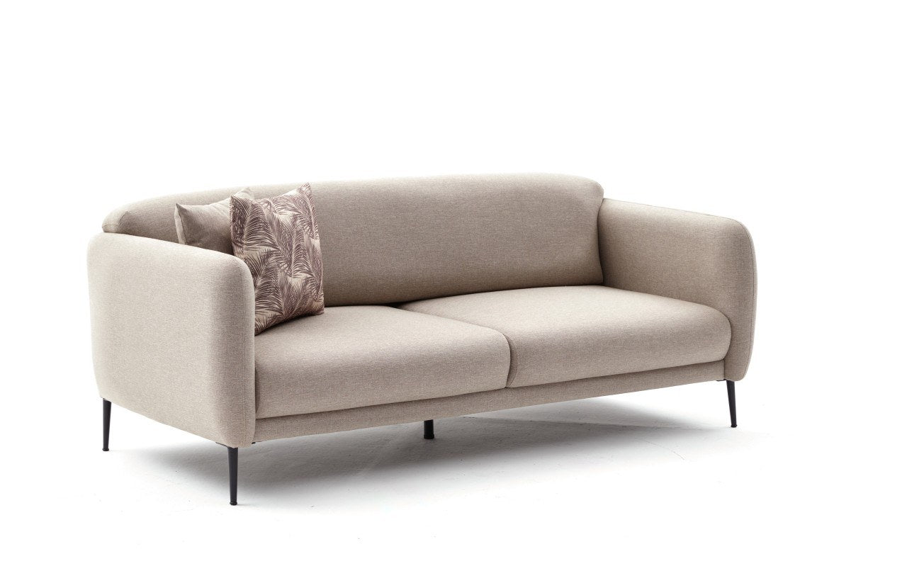Venus 3-Seat - Cream in Sahne präsentiert im Onlineshop von KAQTU Design AG. Bettsofa ist von Atelier Del Sofa