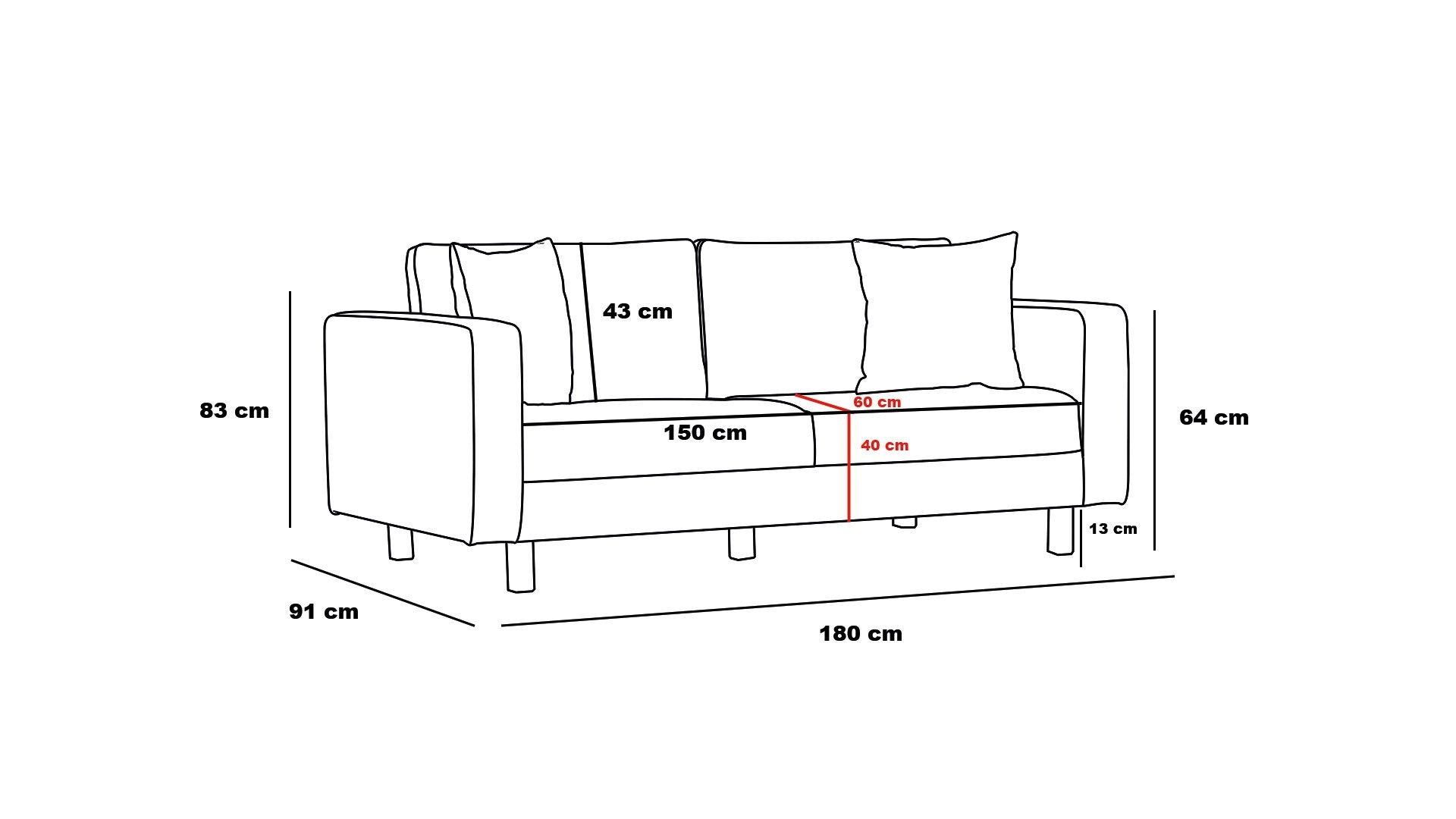 Berlin - Cream, Gold in Creme
 Gold präsentiert im Onlineshop von KAQTU Design AG. 2er Sofa ist von Atelier Del Sofa
