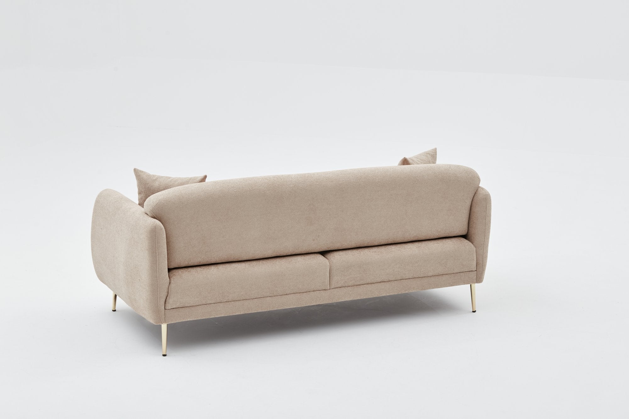 Simena - Beige in Beige Gold präsentiert im Onlineshop von KAQTU Design AG. Bettsofa ist von Atelier Del Sofa