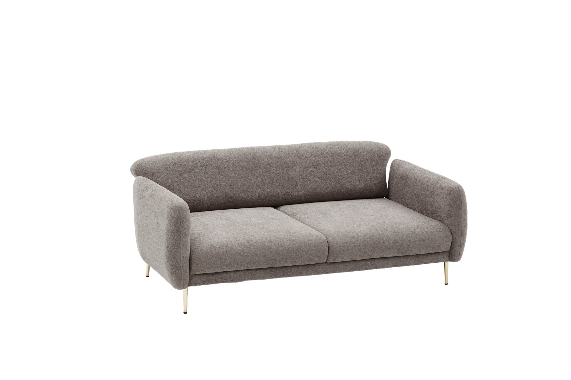Simena - Grey in Grau Gold präsentiert im Onlineshop von KAQTU Design AG. Bettsofa ist von Atelier Del Sofa