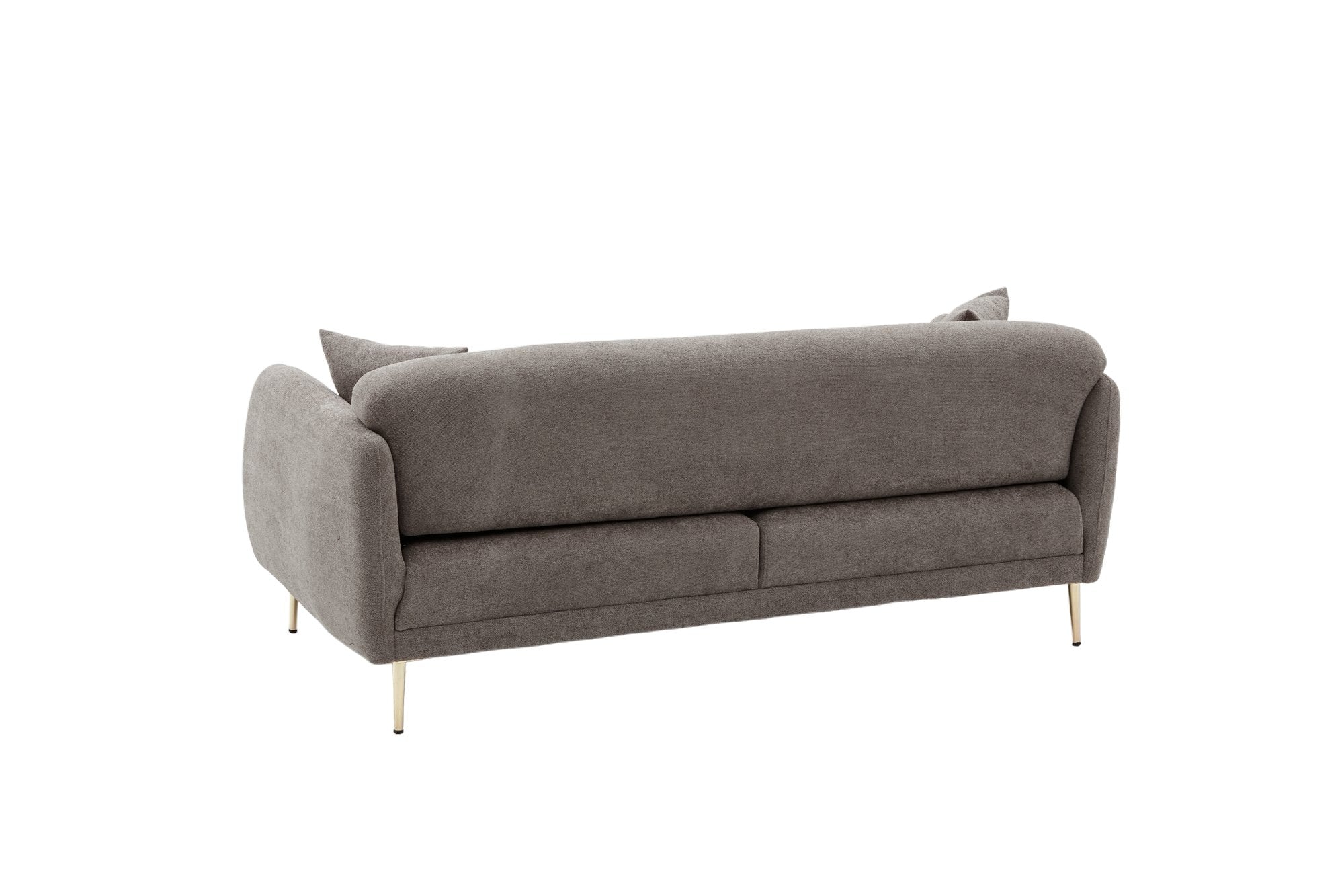Simena - Grey in Grau Gold präsentiert im Onlineshop von KAQTU Design AG. Bettsofa ist von Atelier Del Sofa