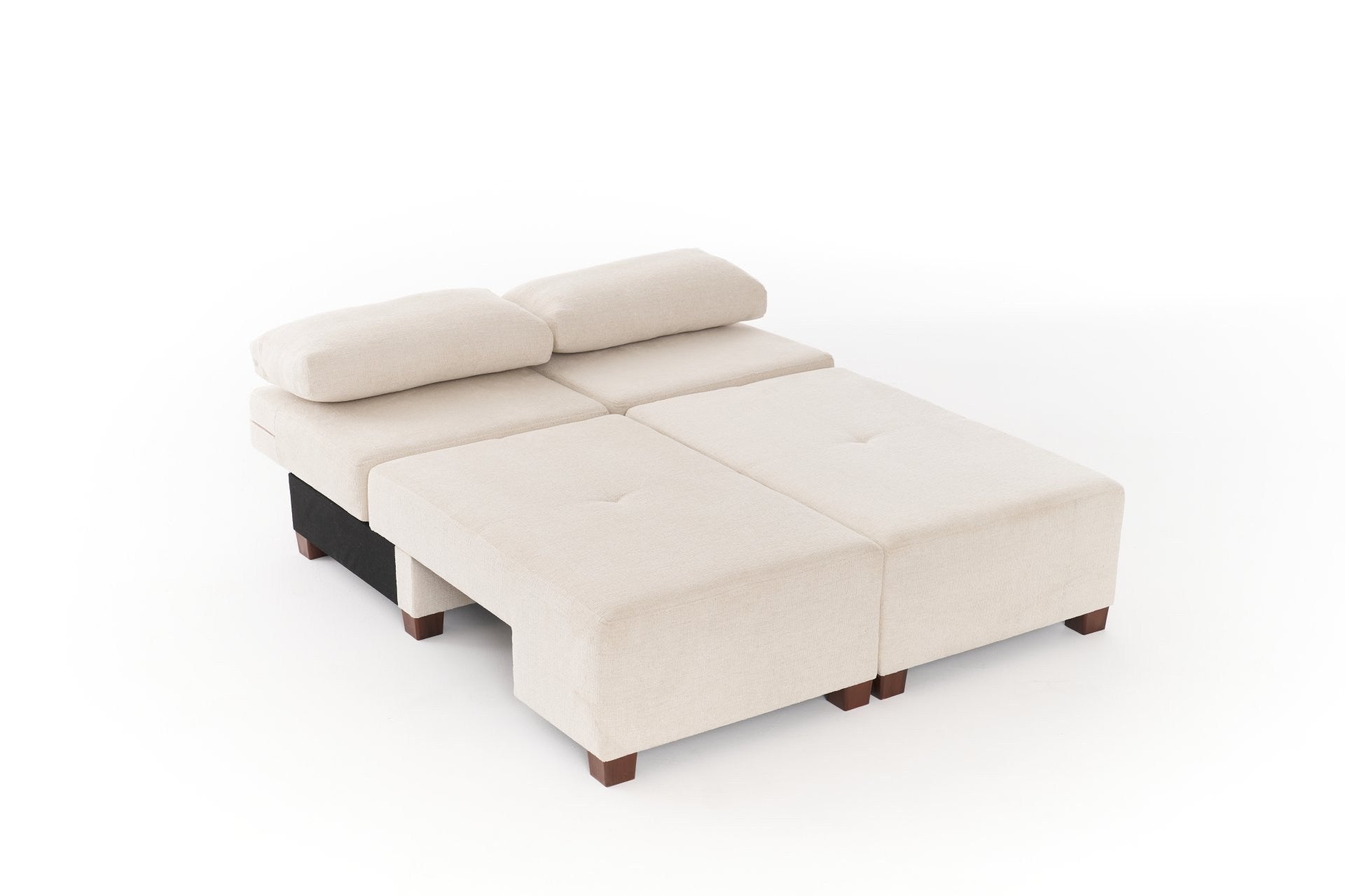 Perenna Chenille - Cream in Sahne präsentiert im Onlineshop von KAQTU Design AG. Bettsofa ist von Atelier Del Sofa
