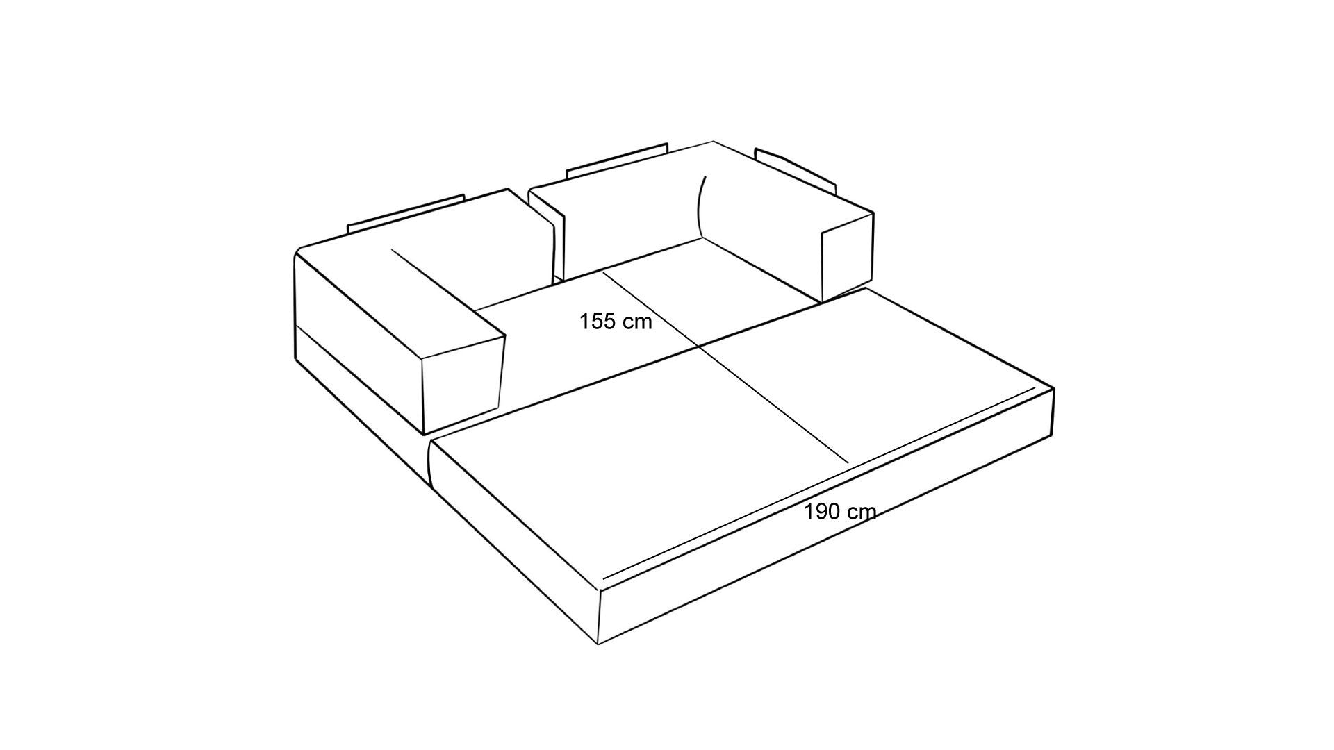 Comfort - Anthracite v2 in Anthrazit präsentiert im Onlineshop von KAQTU Design AG. 3er Sofa ist von Atelier Del Sofa