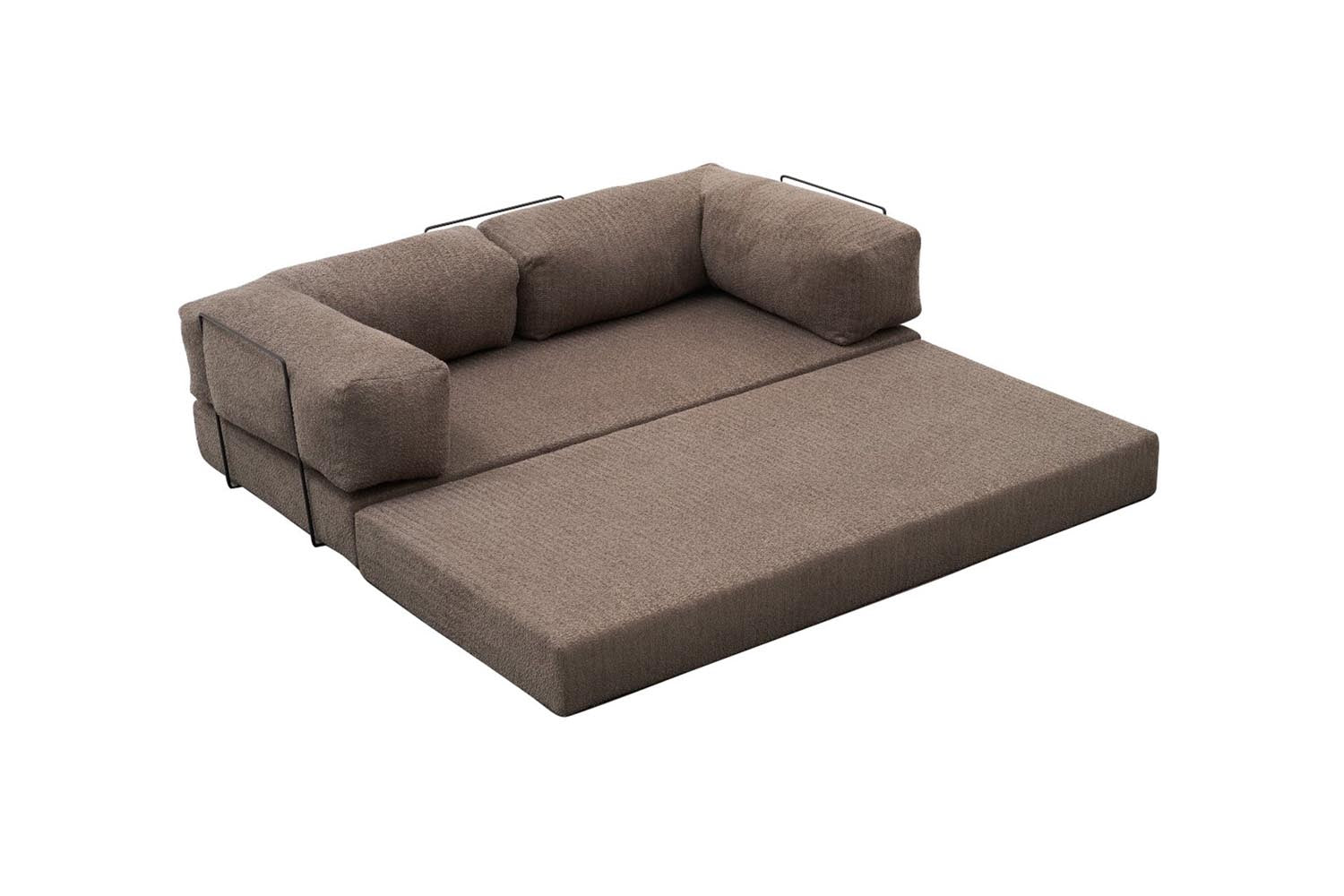 Comfort - Grey v2 in Grau präsentiert im Onlineshop von KAQTU Design AG. 3er Sofa ist von Atelier Del Sofa