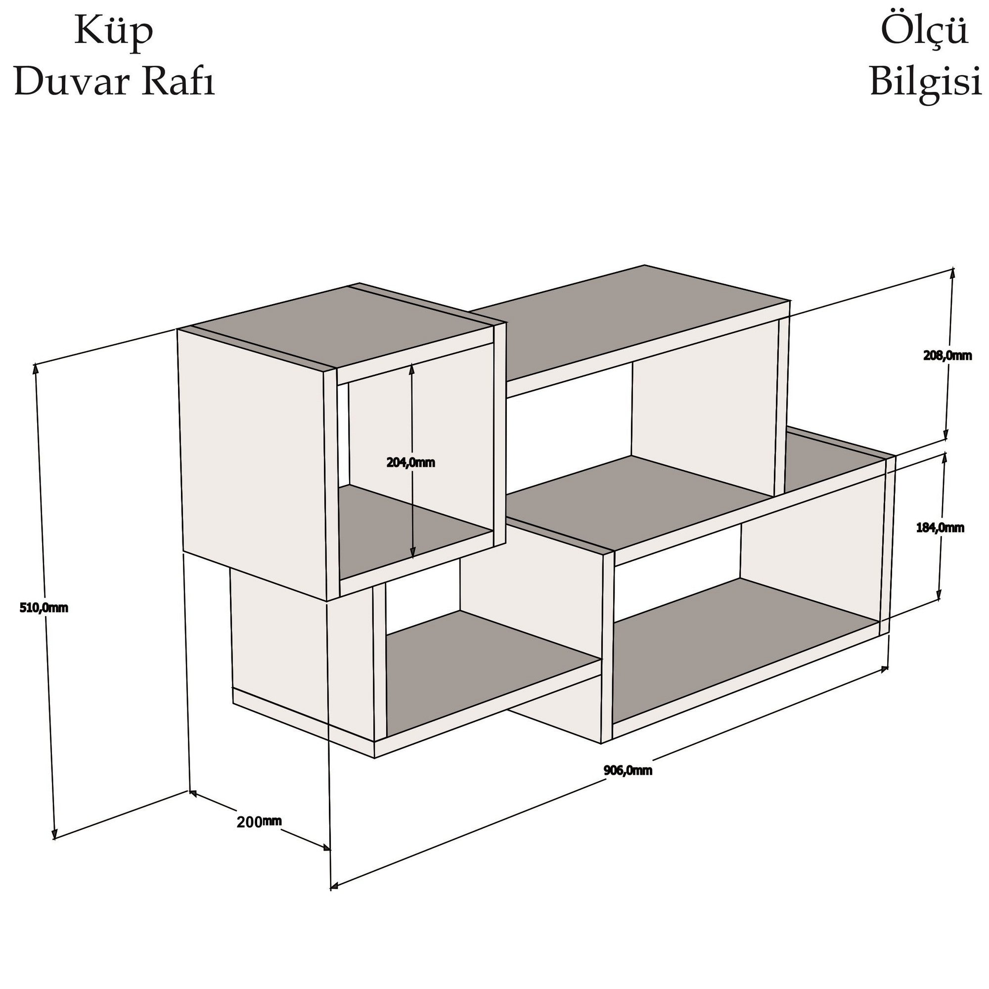 Afro - White, Anhtracite in Weiss
 Anthrazit präsentiert im Onlineshop von KAQTU Design AG. Wandregal ist von Hanah Home
