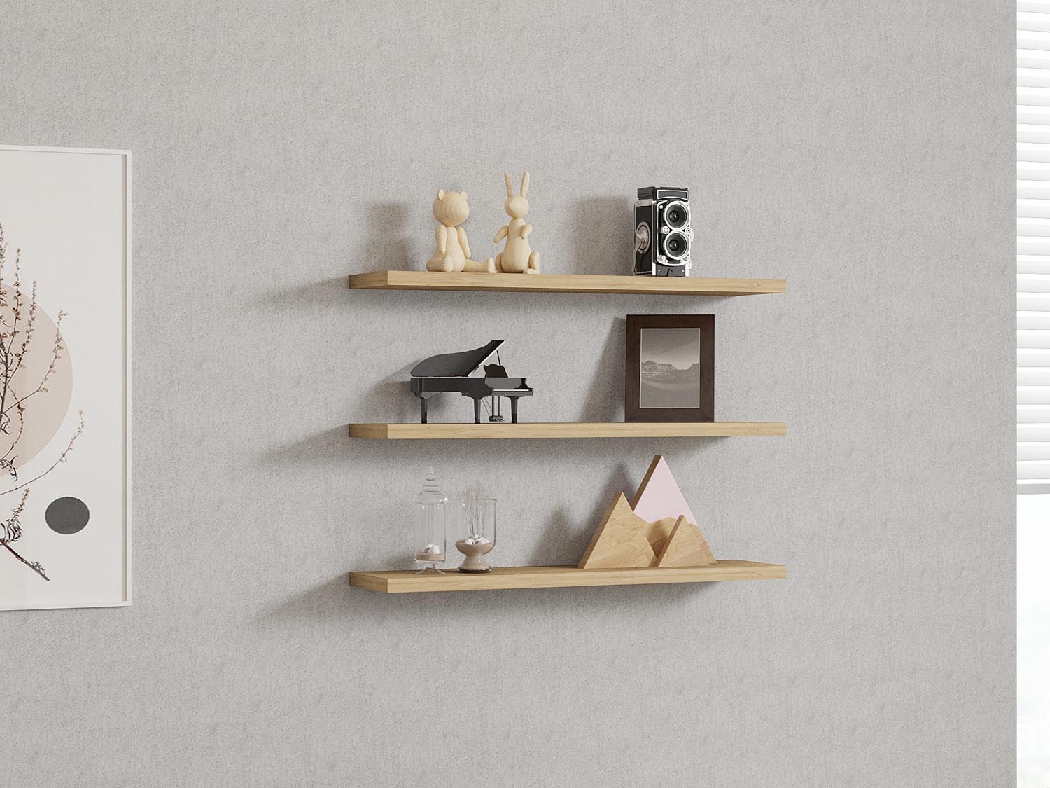 Boss - Sapphire in Saphir präsentiert im Onlineshop von KAQTU Design AG. Wandregal ist von Hanah Home