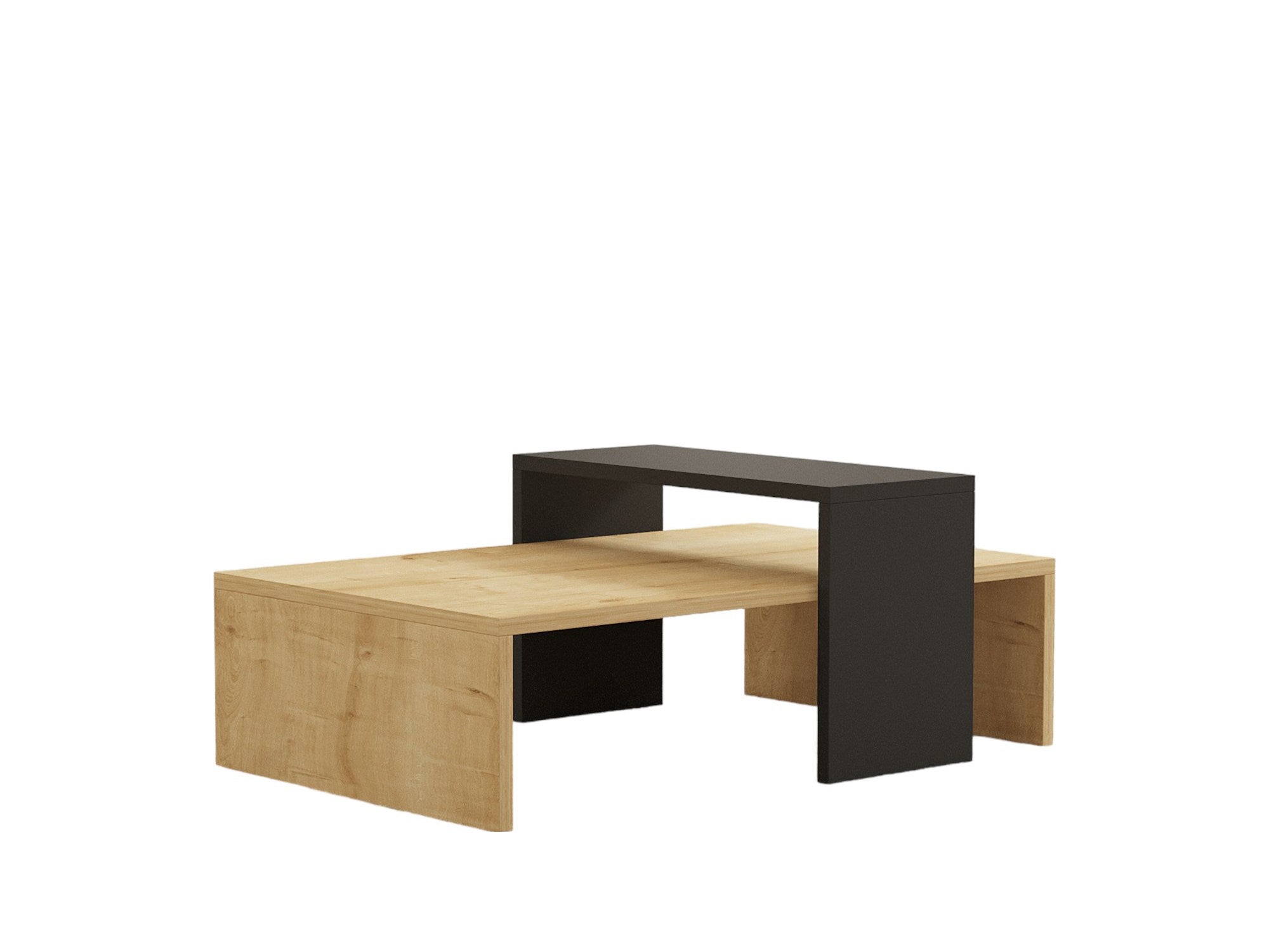 Glow - Sapphire Anthracite in Saphir
 Anthrazit präsentiert im Onlineshop von KAQTU Design AG. Beistelltisch ist von Hanah Home