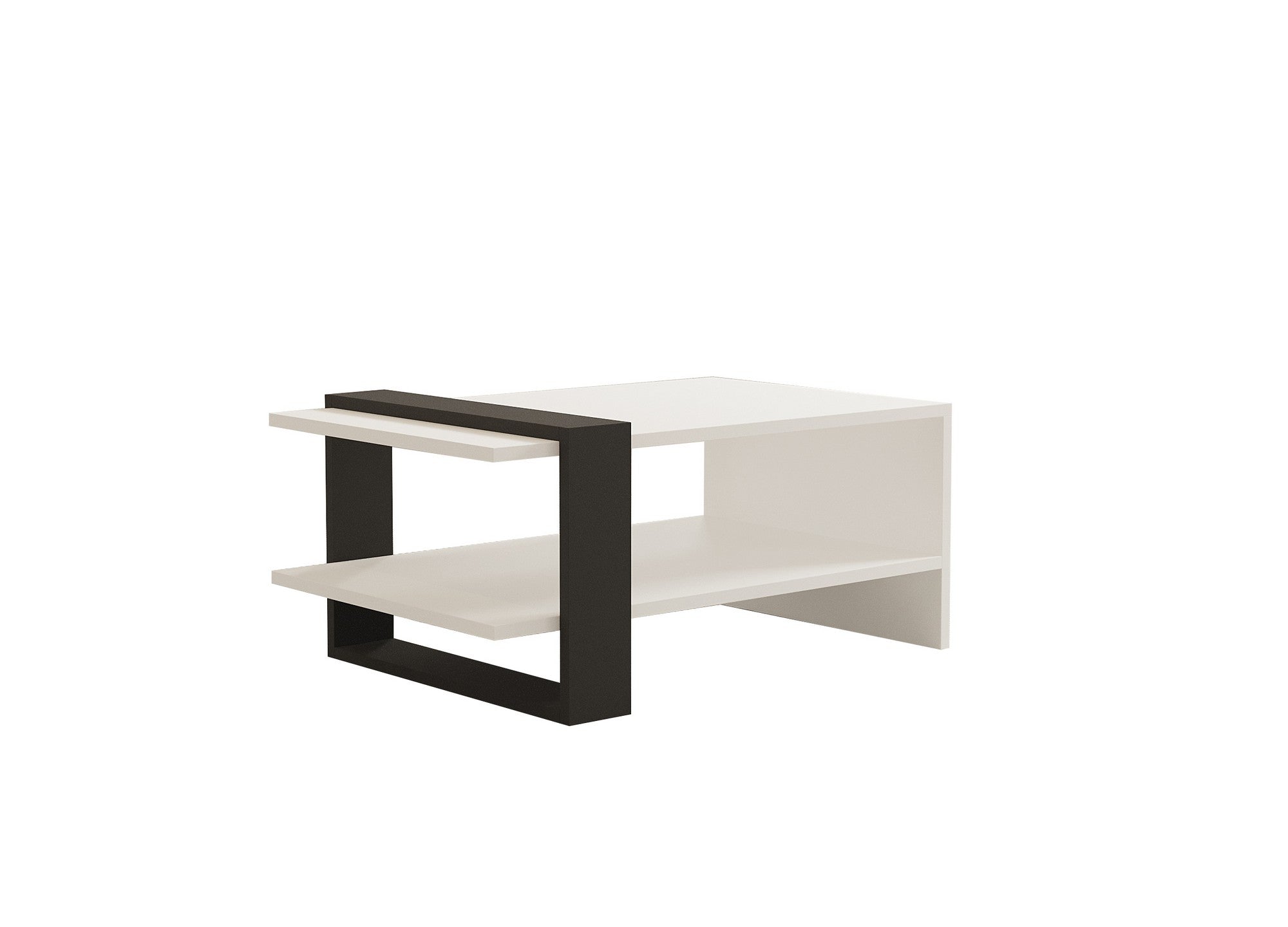 Funda in Anthrazit Weiss präsentiert im Onlineshop von KAQTU Design AG. Beistelltisch ist von Hanah Home