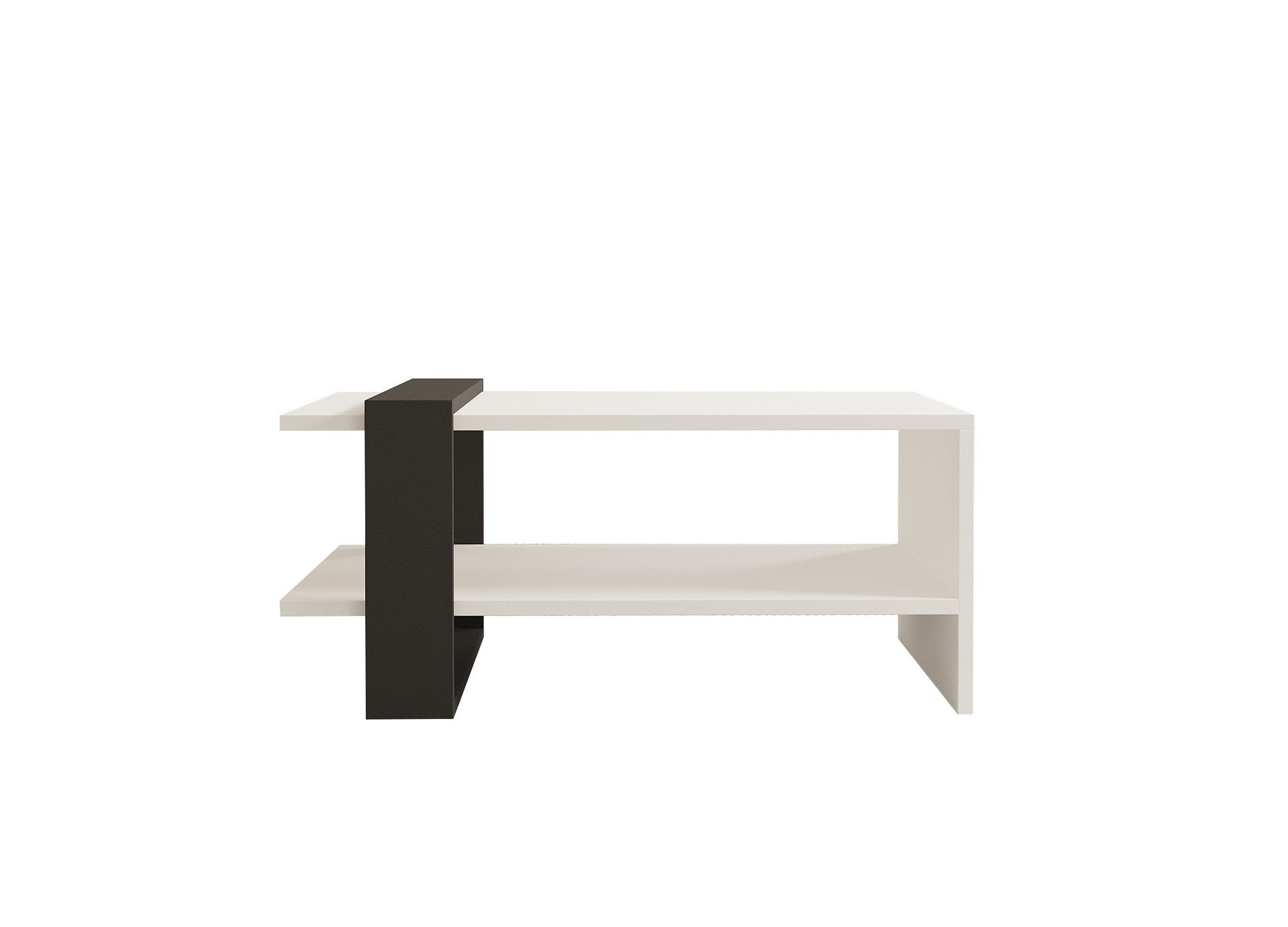 Funda in Anthrazit Weiss präsentiert im Onlineshop von KAQTU Design AG. Beistelltisch ist von Hanah Home
