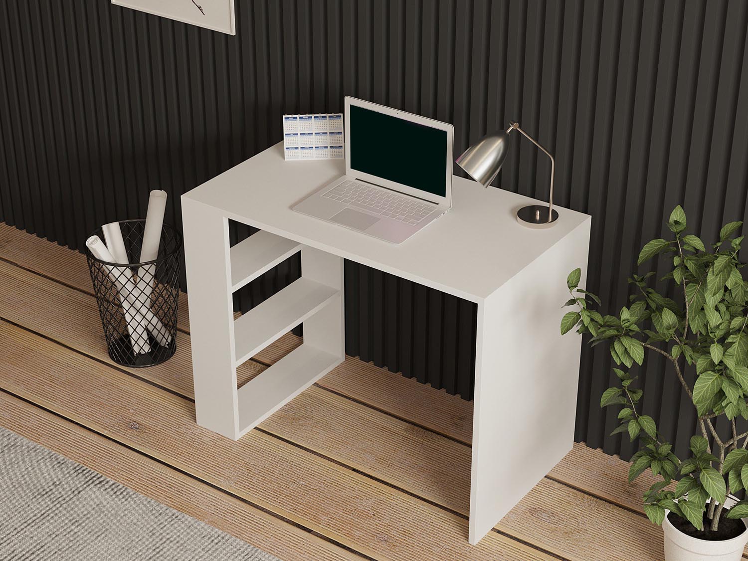 Cool in Weiss präsentiert im Onlineshop von KAQTU Design AG. Schreibtisch ist von Hanah Home