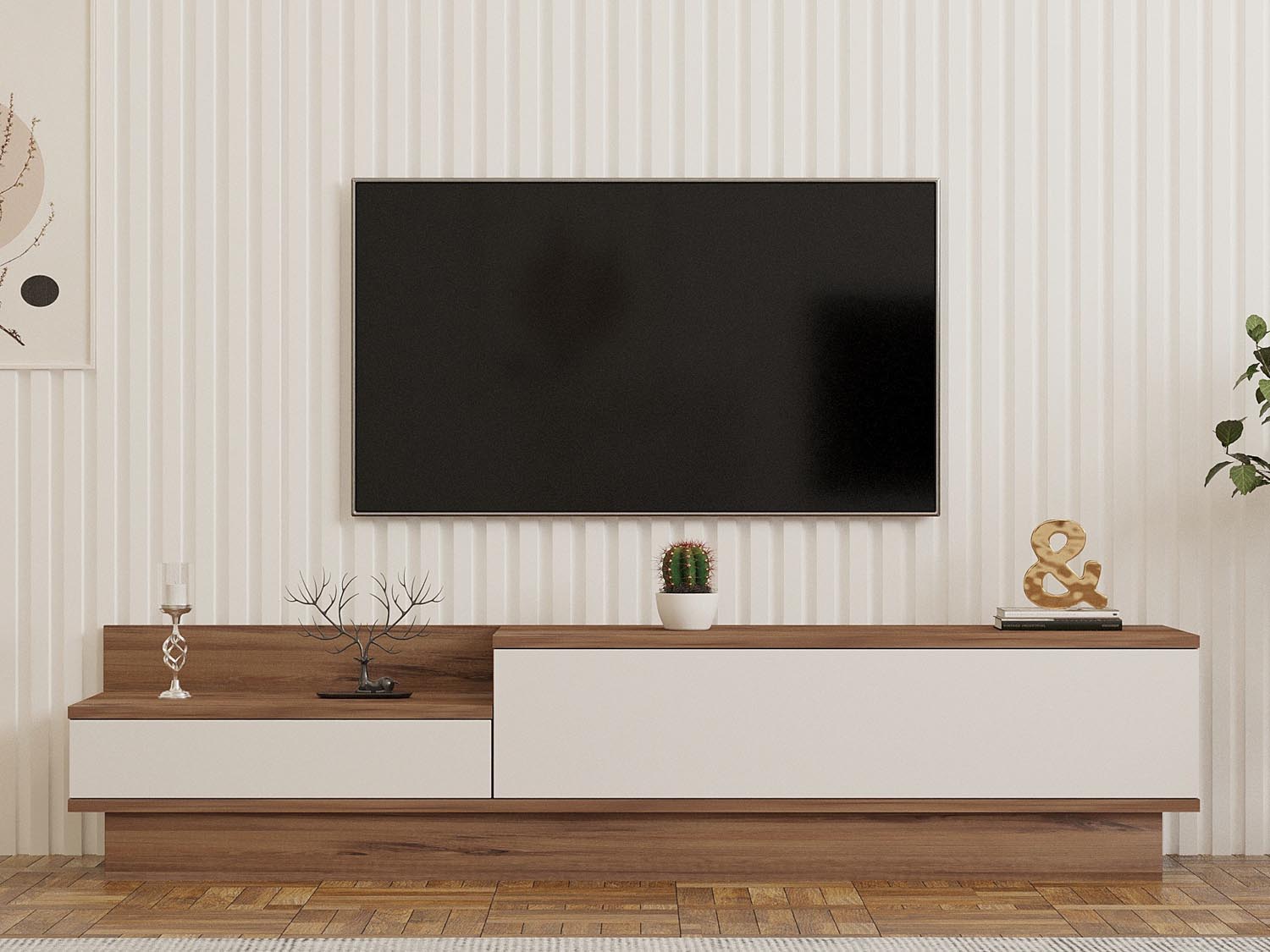 Barko in Atlantische Kiefer Weiss präsentiert im Onlineshop von KAQTU Design AG. Sideboard ist von Hanah Home