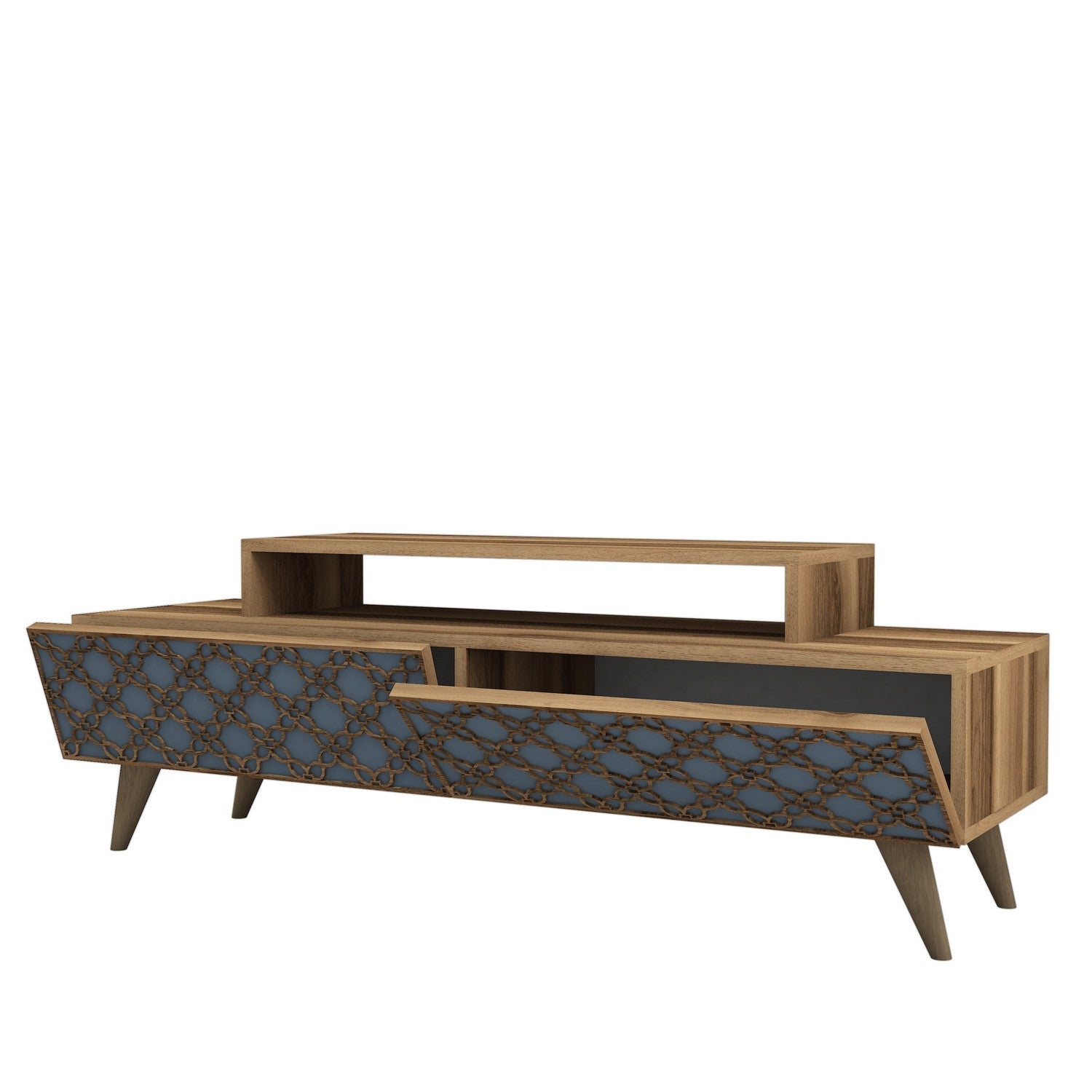 City - Walnut, Chalcedony in Walnuss
 Chalcedon präsentiert im Onlineshop von KAQTU Design AG. Sideboard ist von Hanah Home