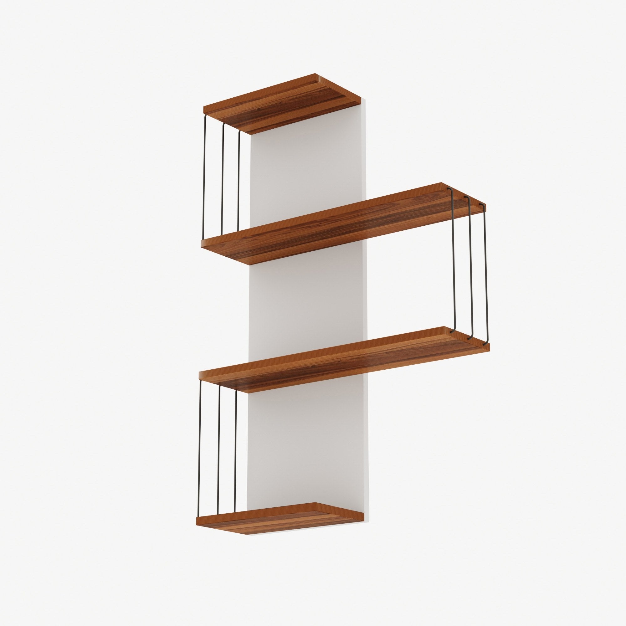 Cambel - Pine in Kiefer Weiss präsentiert im Onlineshop von KAQTU Design AG. Wandregal ist von Hanah Home