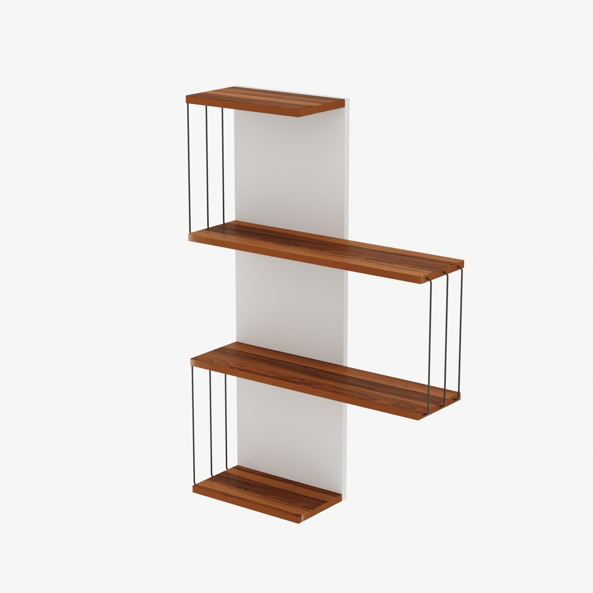 Cambel - Pine in Kiefer Weiss präsentiert im Onlineshop von KAQTU Design AG. Wandregal ist von Hanah Home